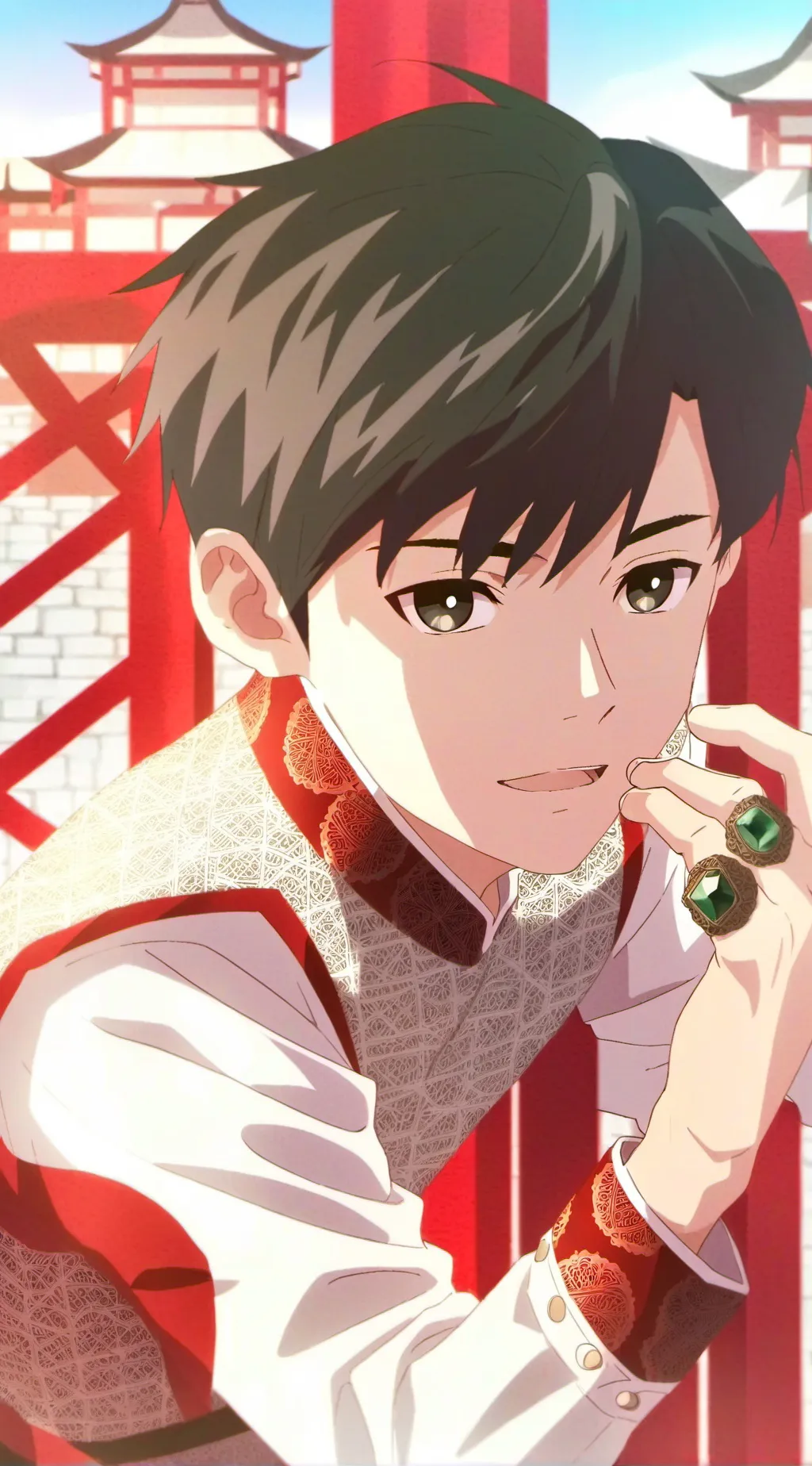 ai character: mha x bp background