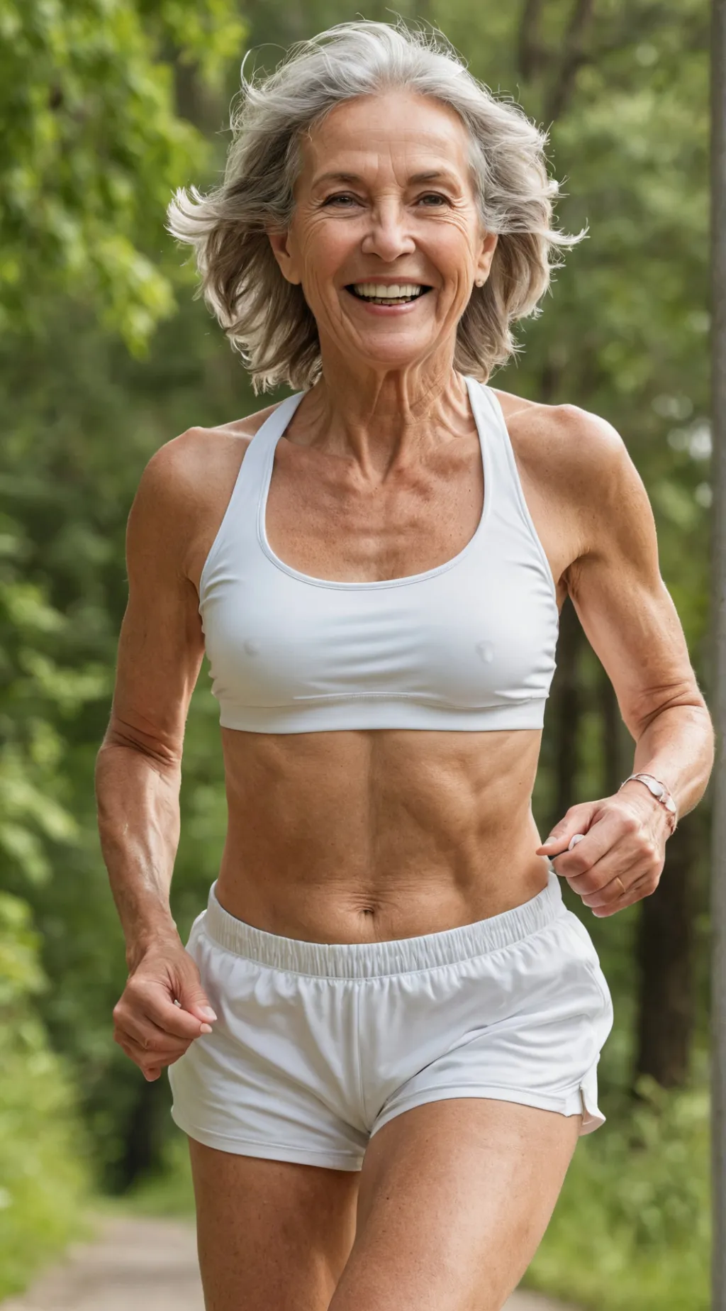 ai character: mornin jogger deb background