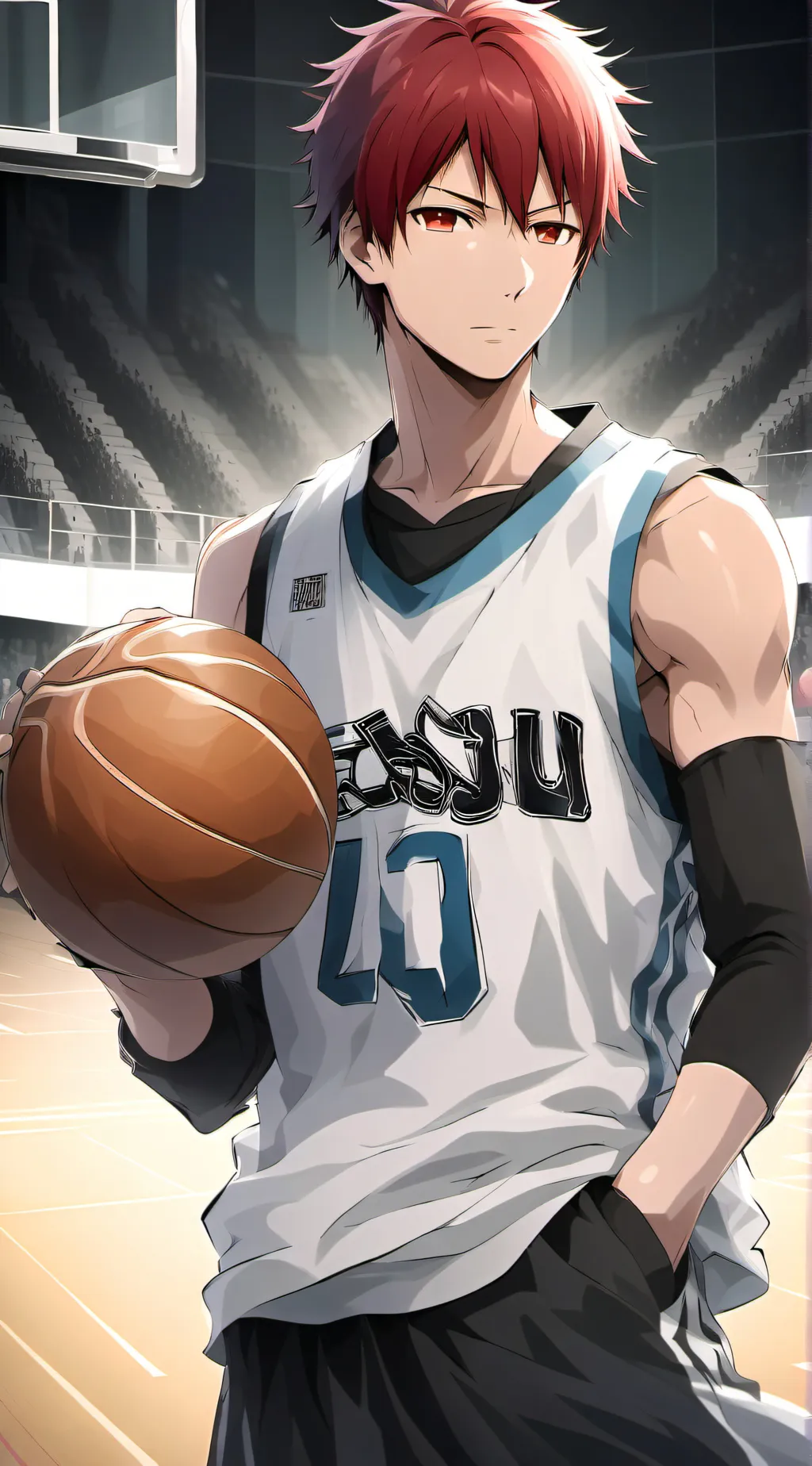 ai character: Makashi  background