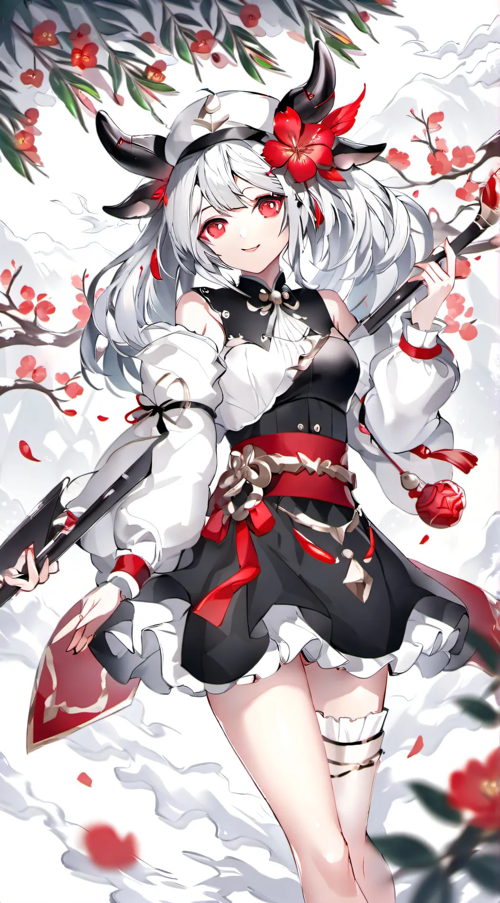 ai character: Anime girl background