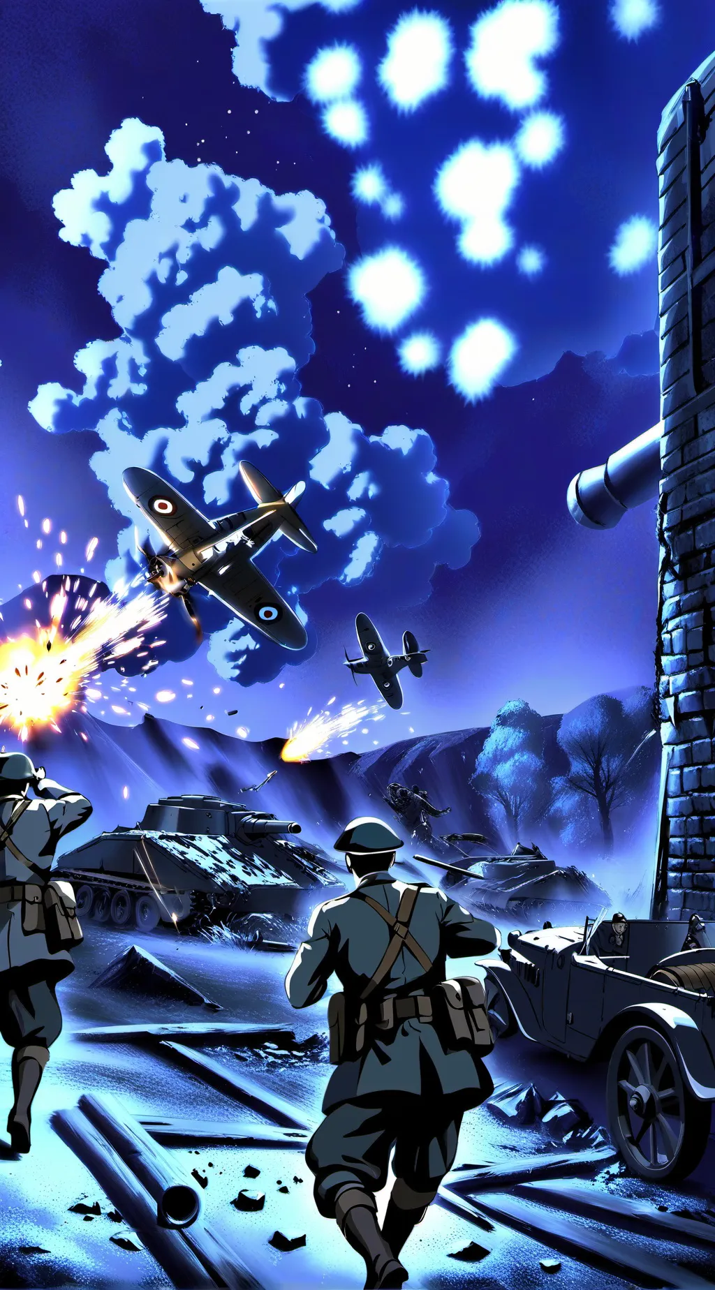 ai character: ww2 rpg background