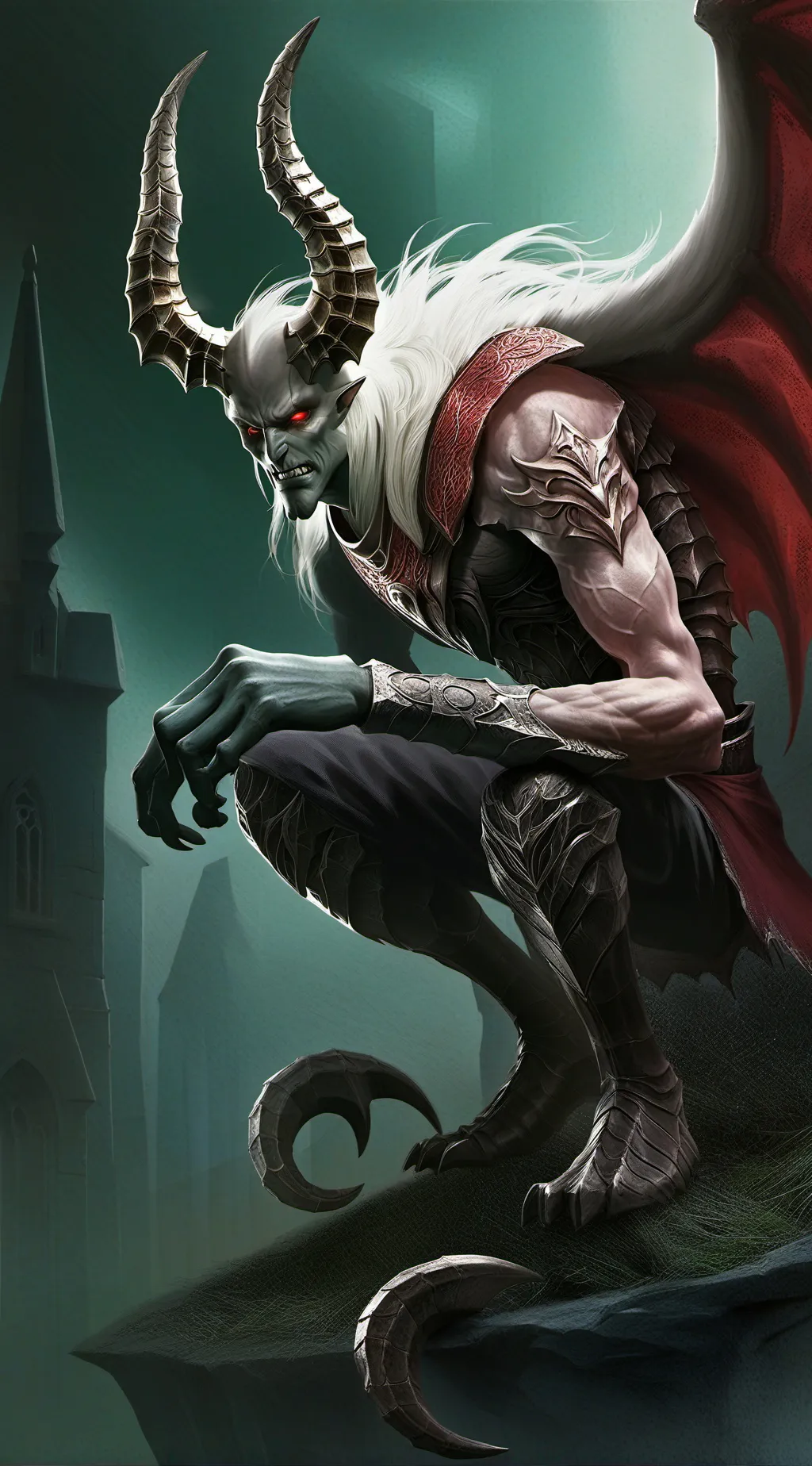 ai character: Demoncly  background