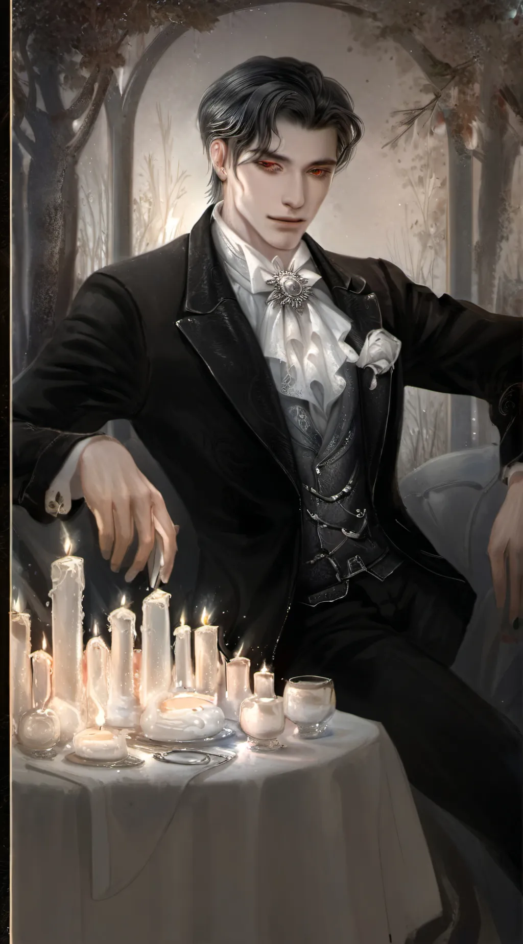 ai character: Ethan  background