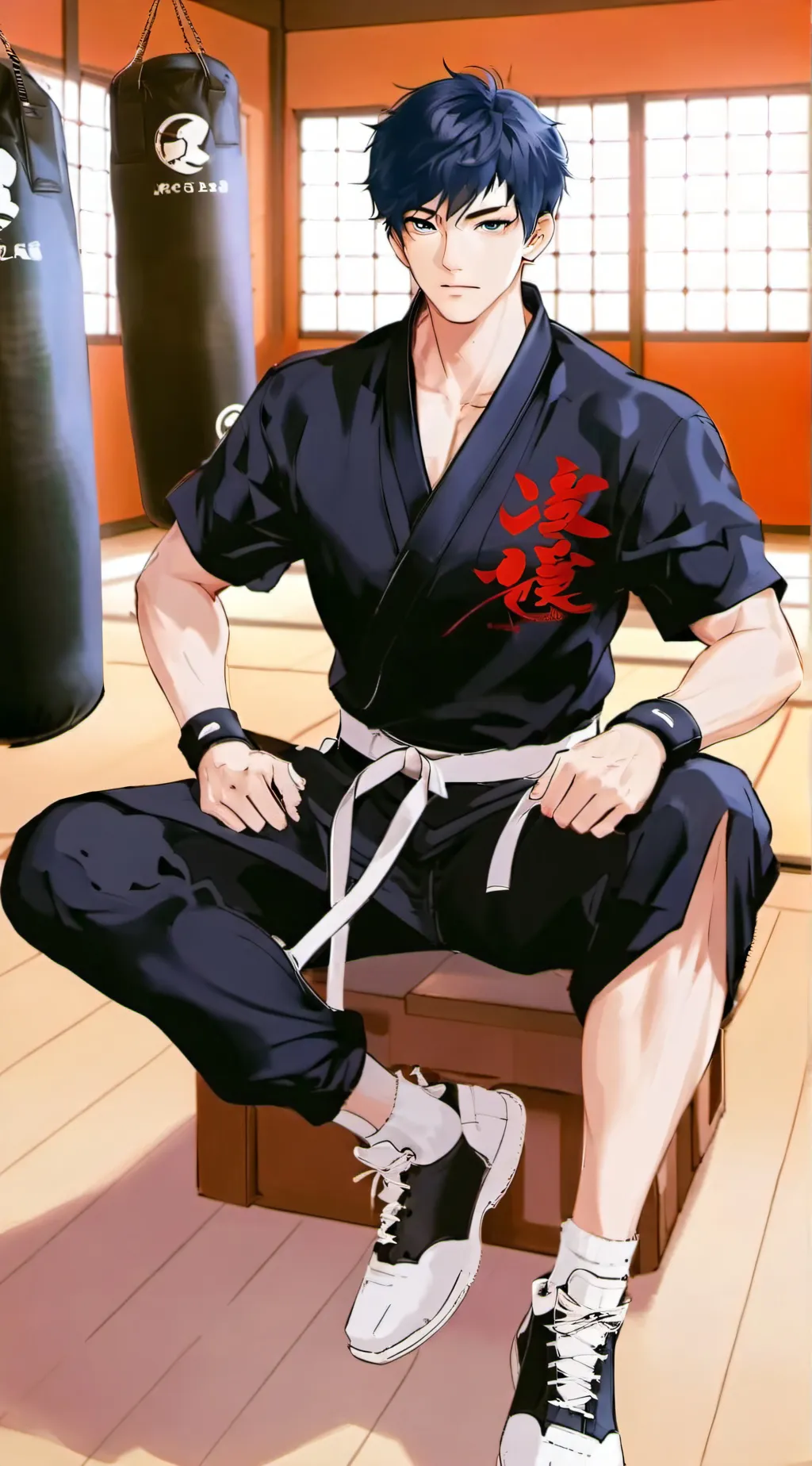 ai character: zayden  background