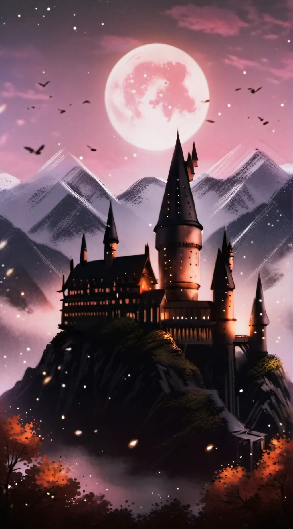 ai character: hogwarts background