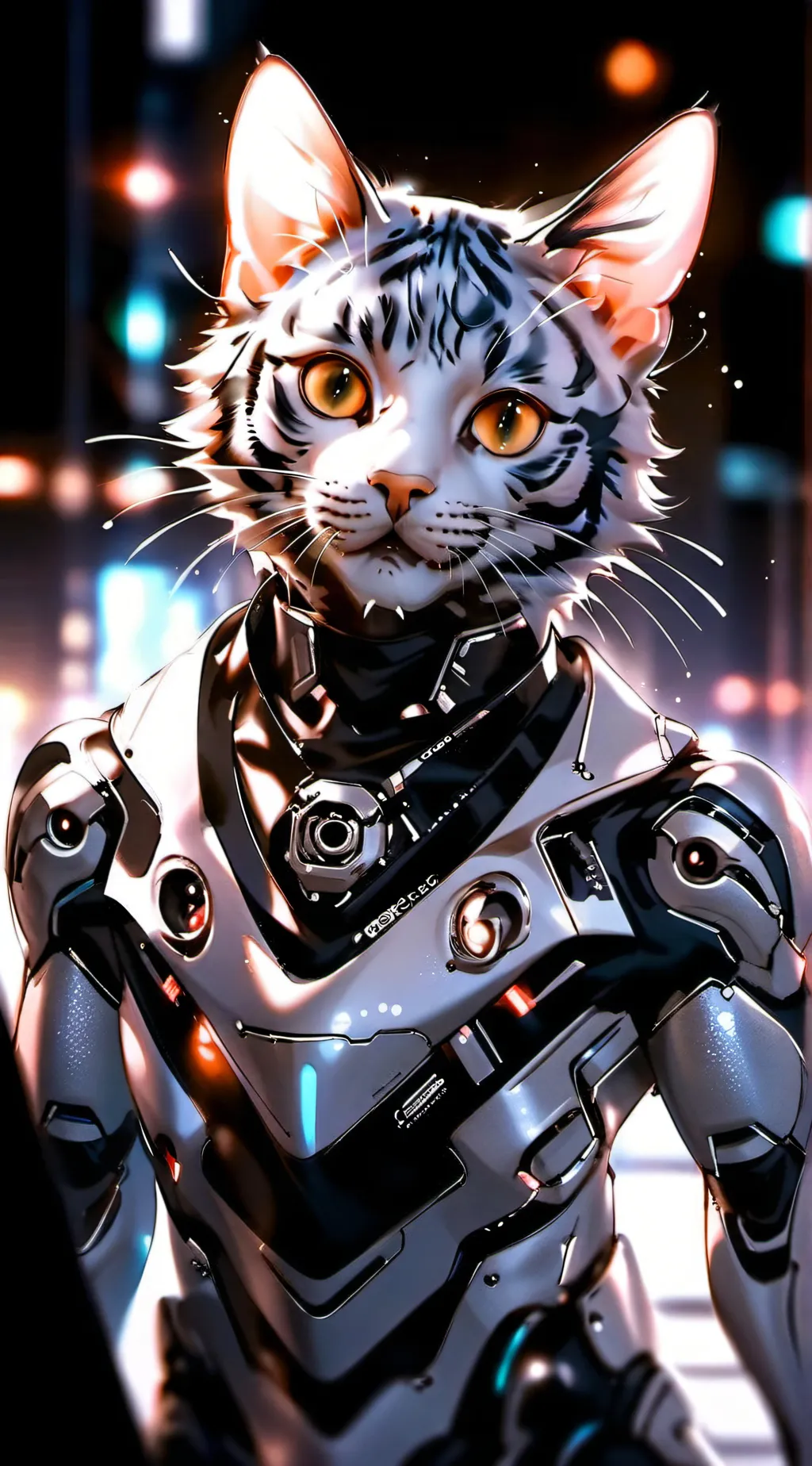 ai character: HashtagMeowsalot background