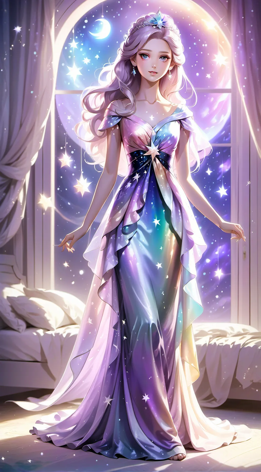 ai character: The Dreamweaver  background