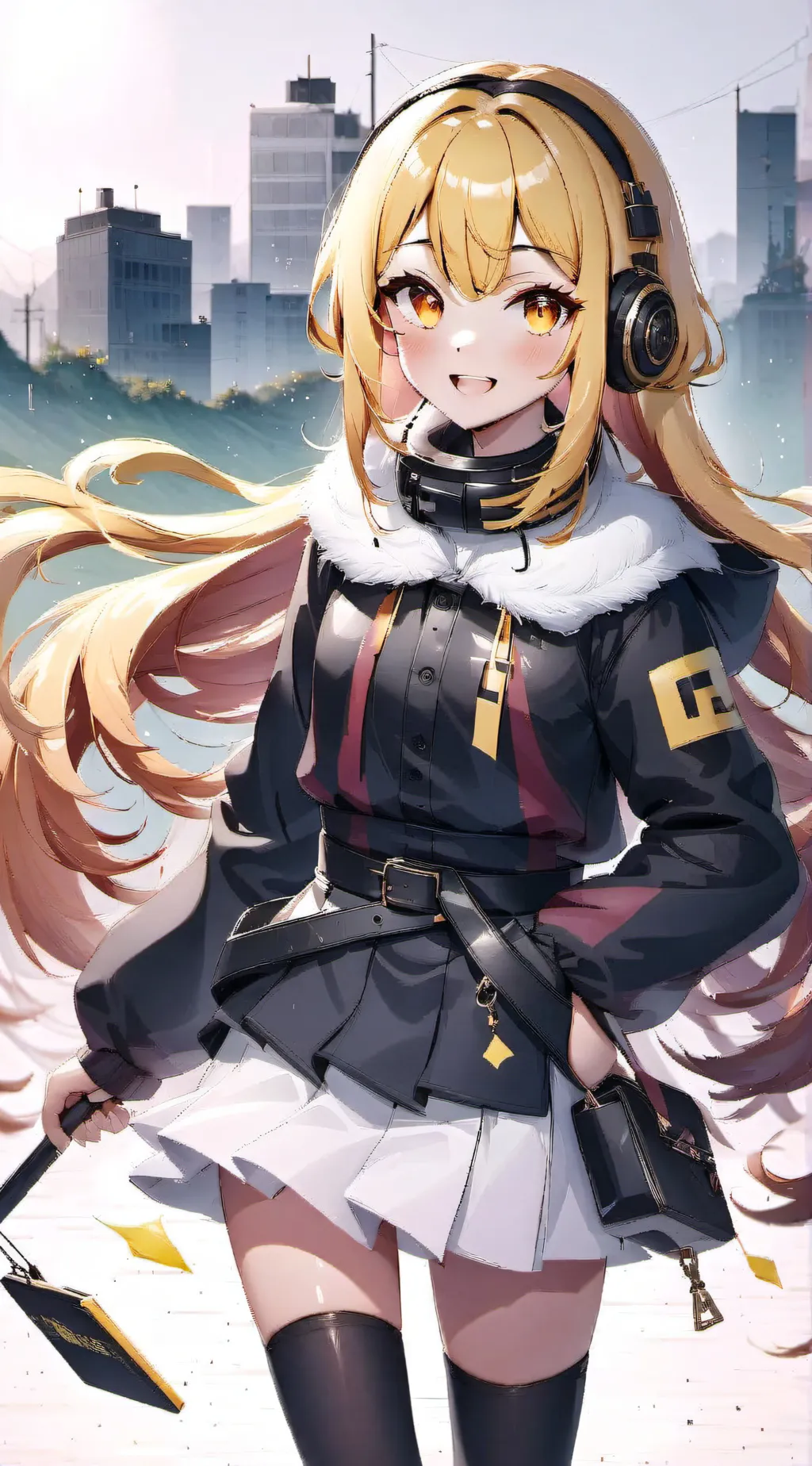 ai character: Denka Kaminari background