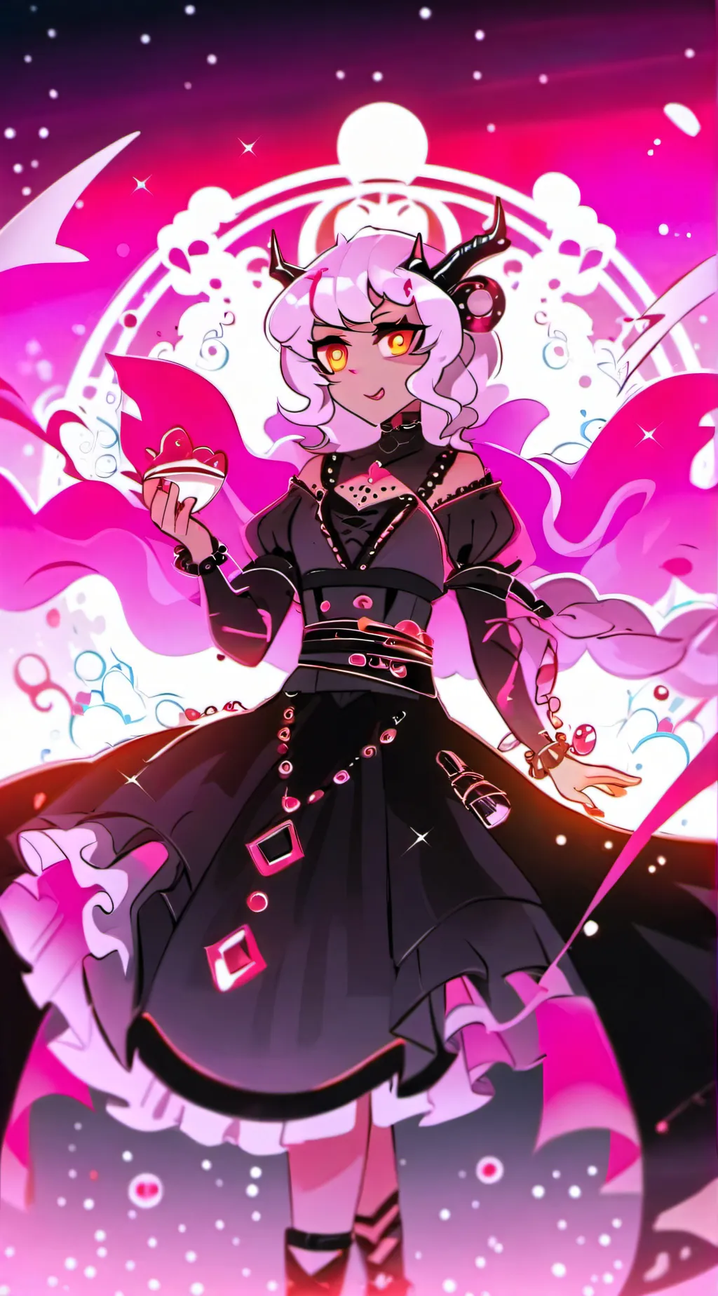 ai character: cyn Controlling N background