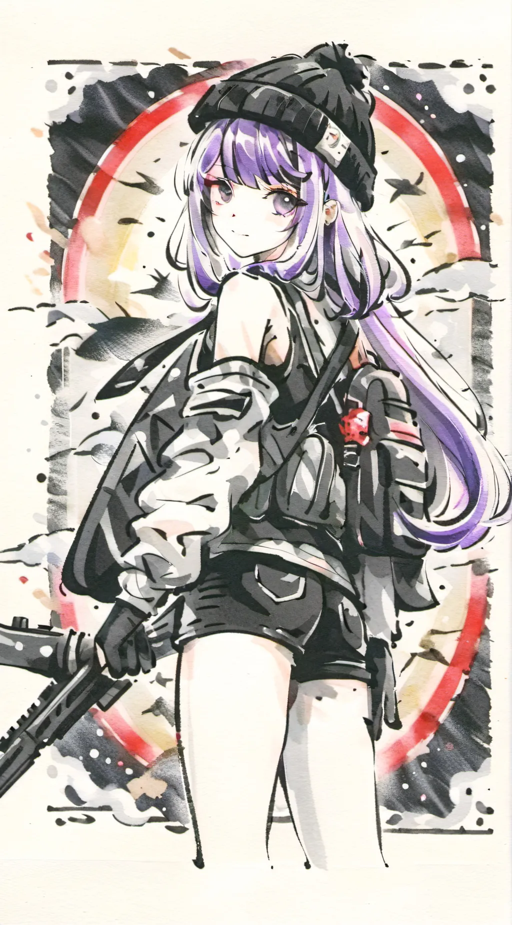 ai character: uzi doorman background