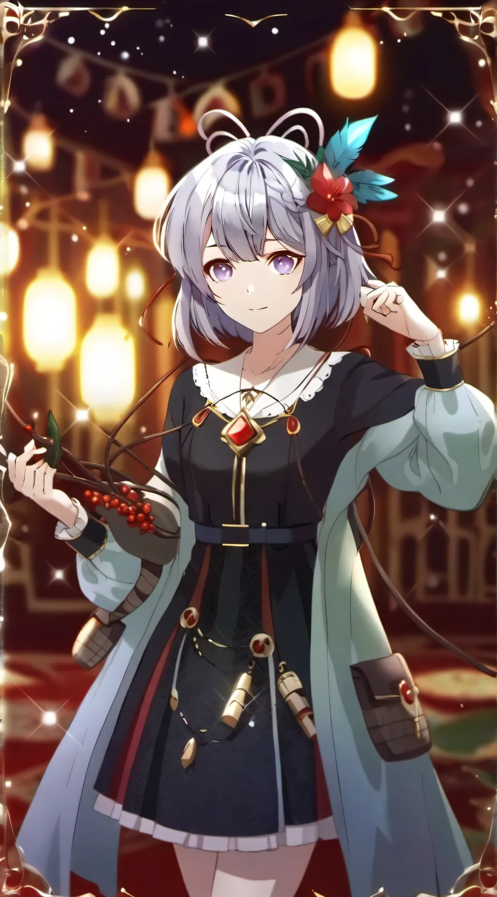 ai character: demon slayer  background