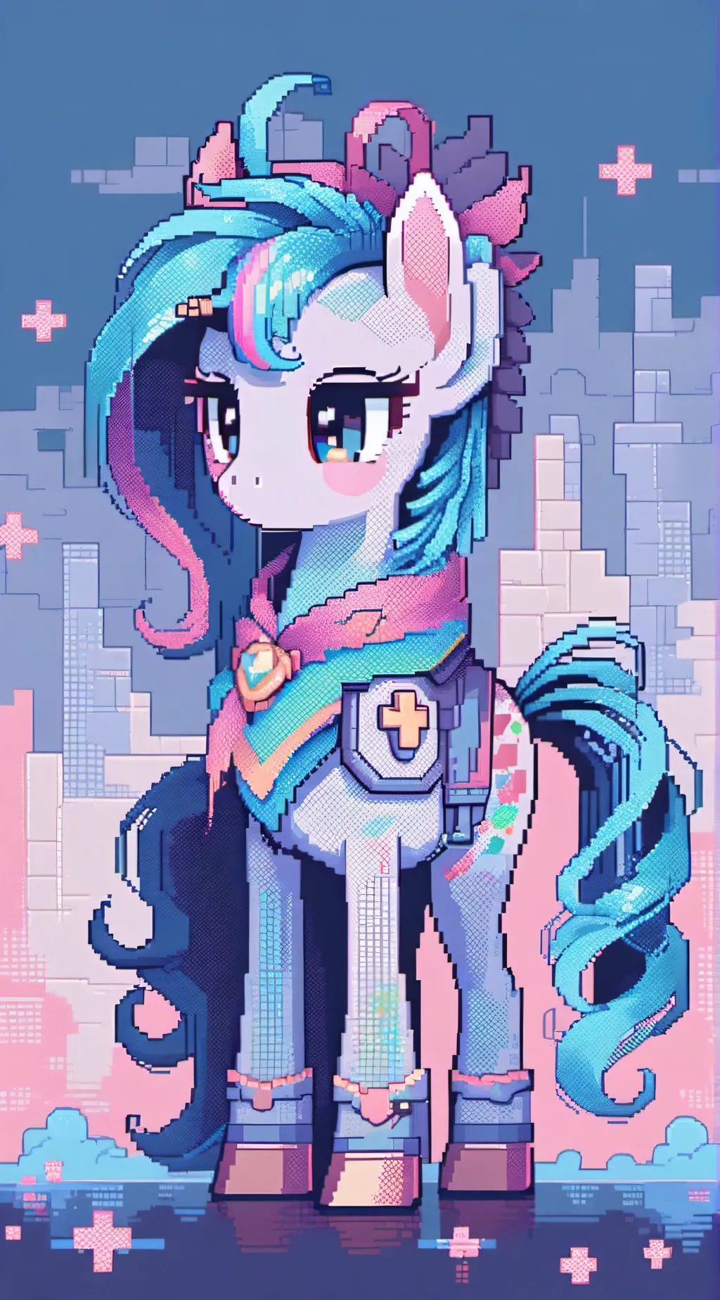 ai character: (random pony) background