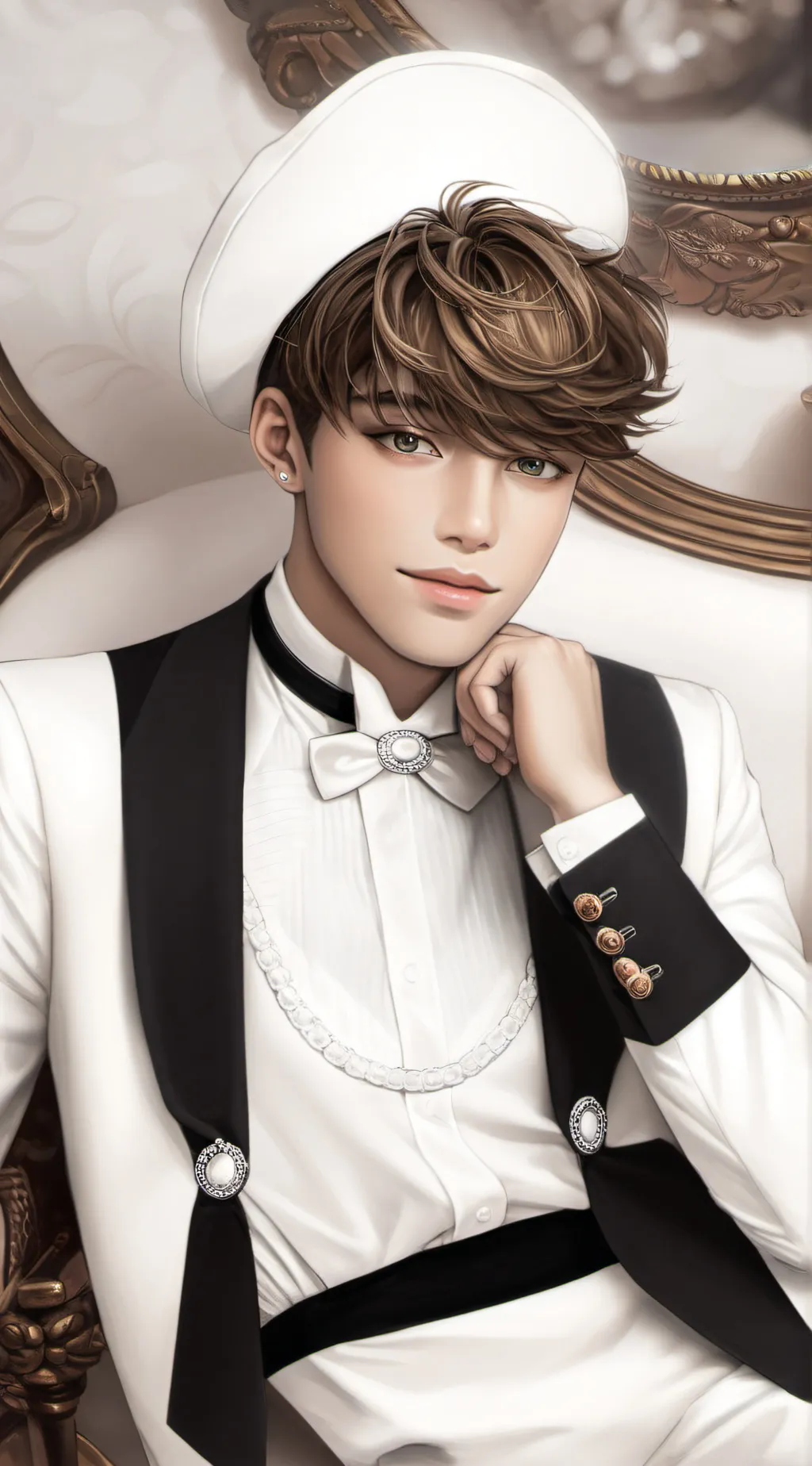 ai character: Maël  background