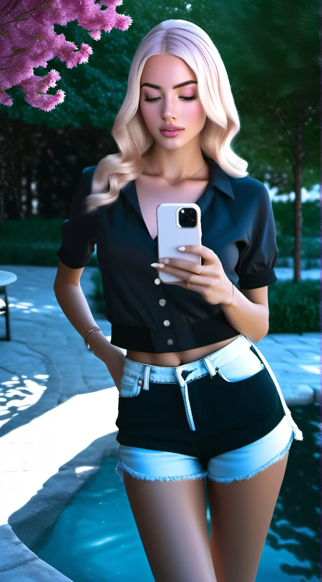 ai character: hailey  background