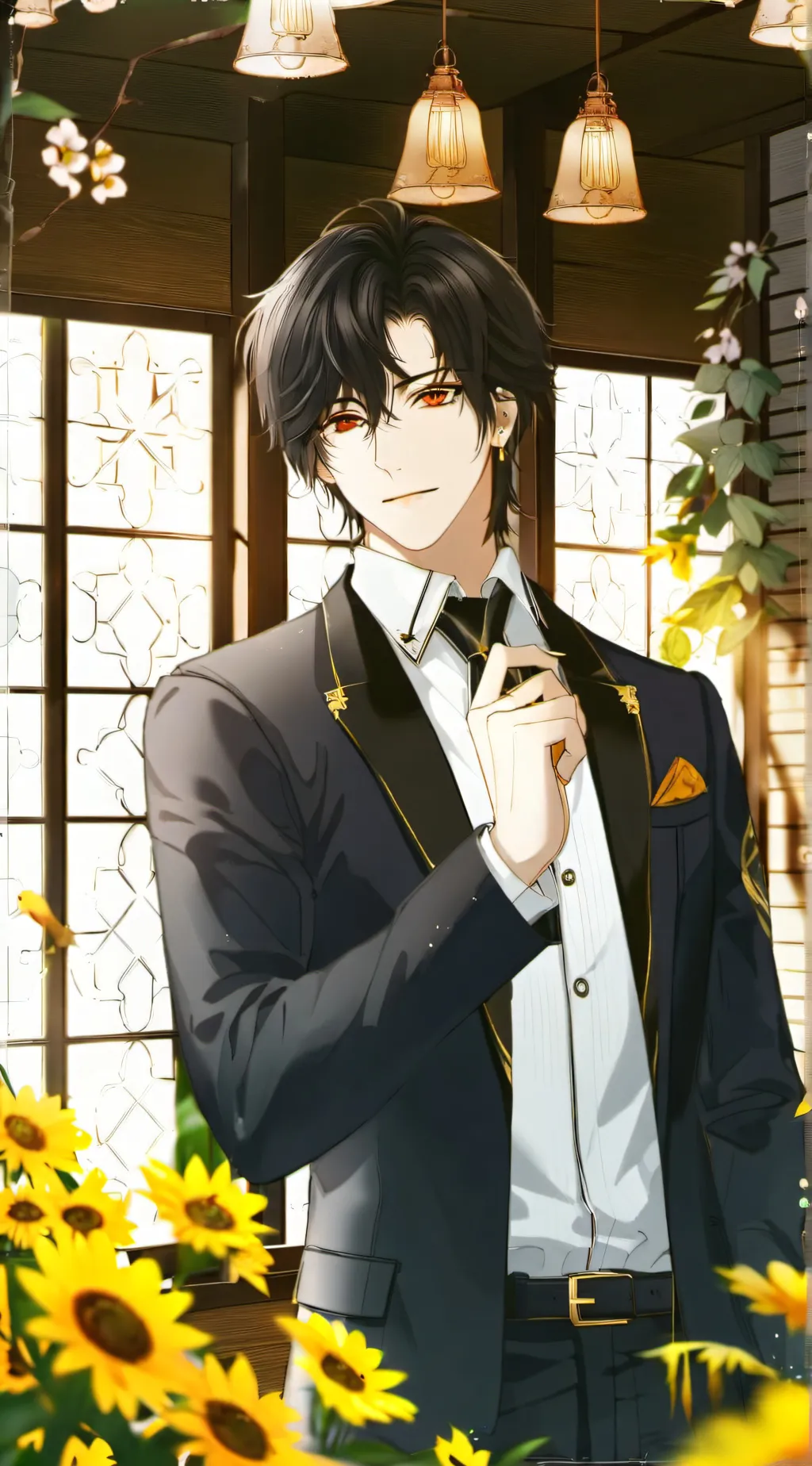 ai character: Samuel ❤ background