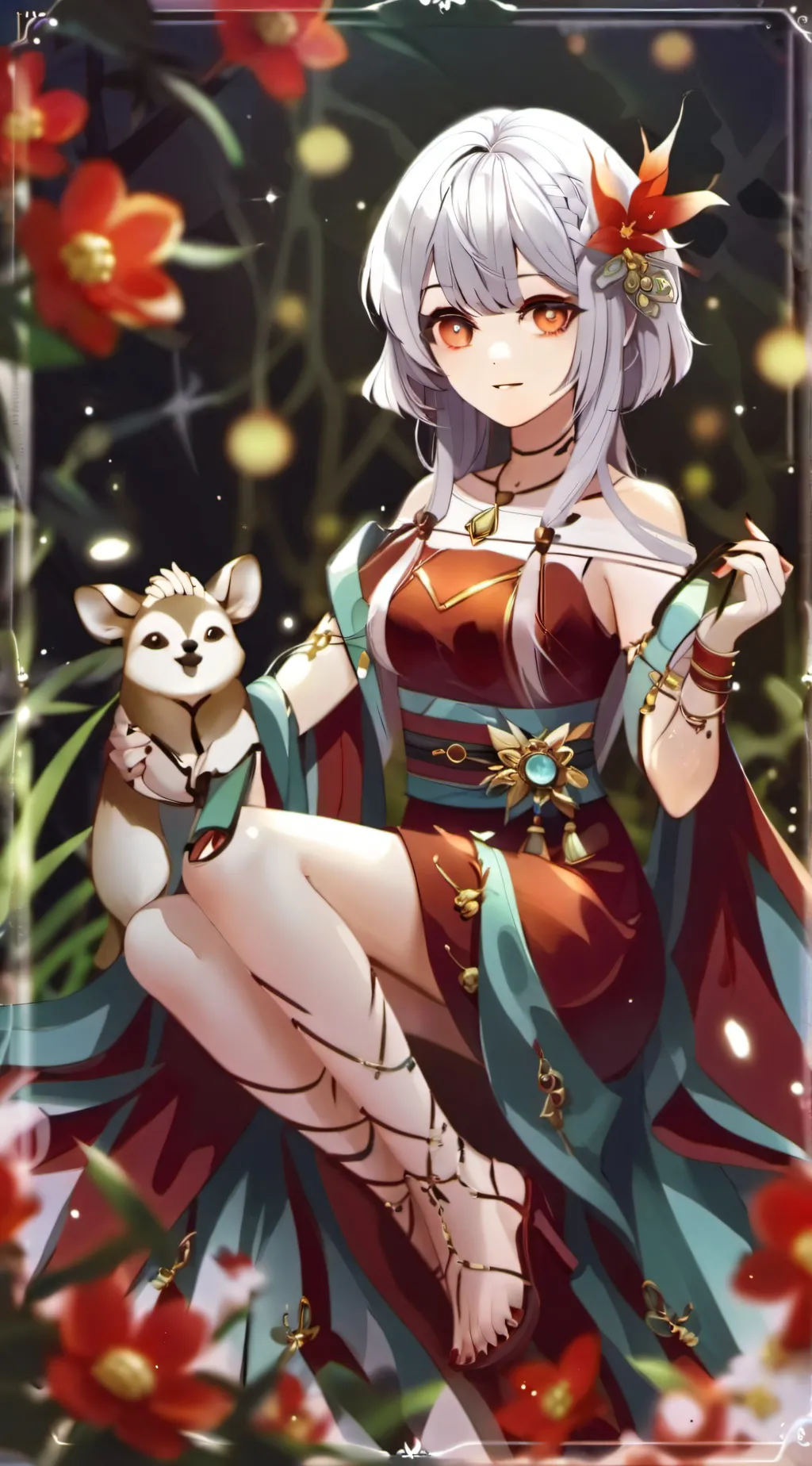 ai character: Lunar  background