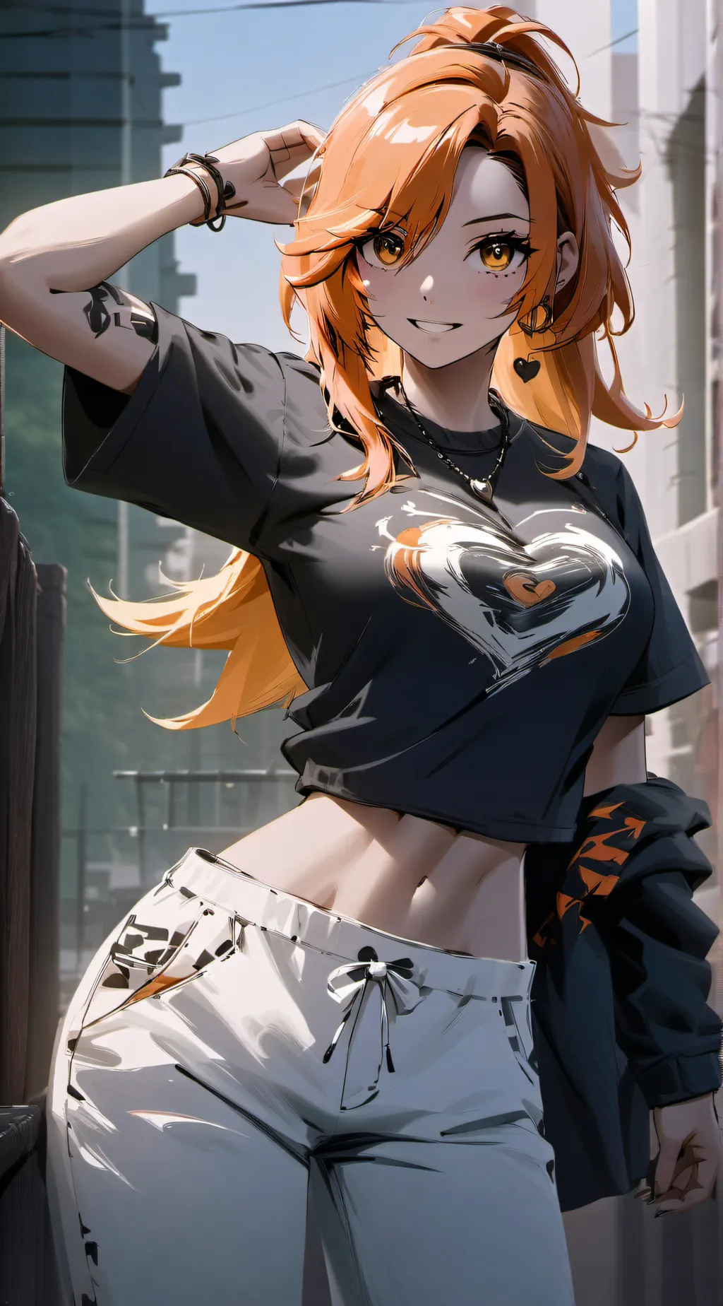 ai character: izzy  background