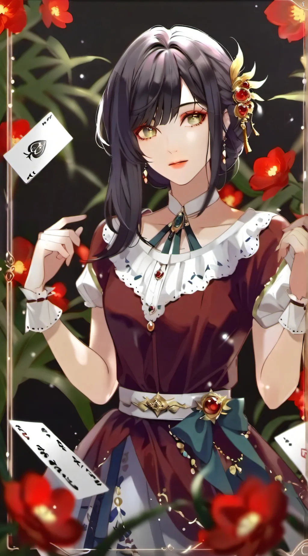 ai character: Aurora background