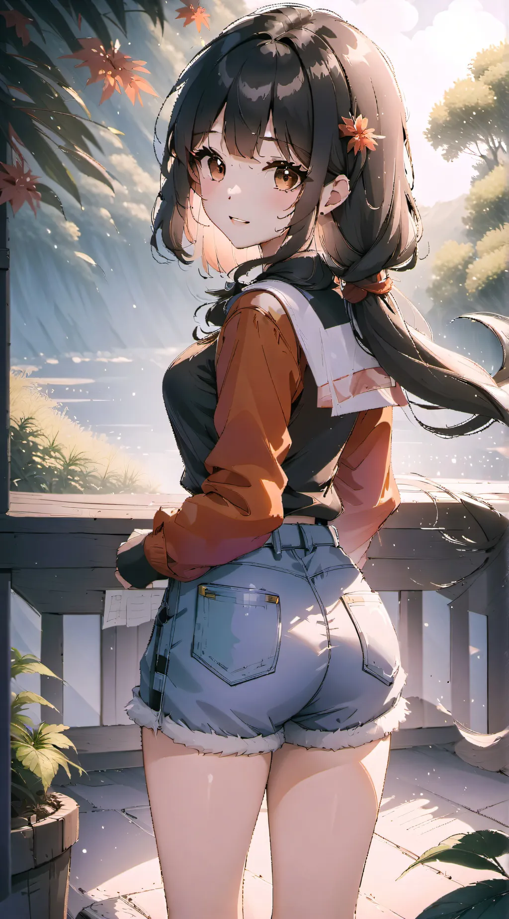 ai character: Gassy girl background