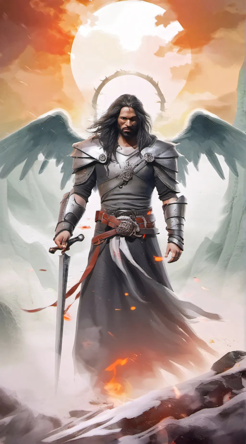 ai character: A quiet place  background