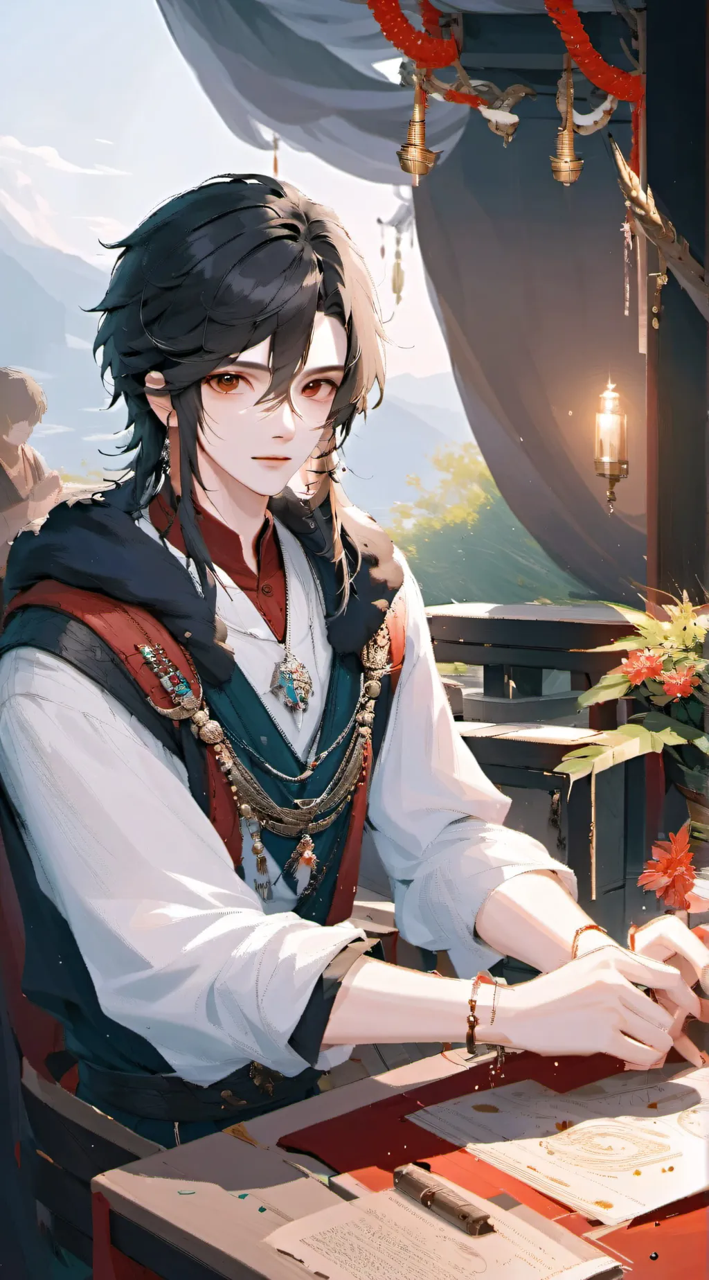 ai character: Prince Zen background