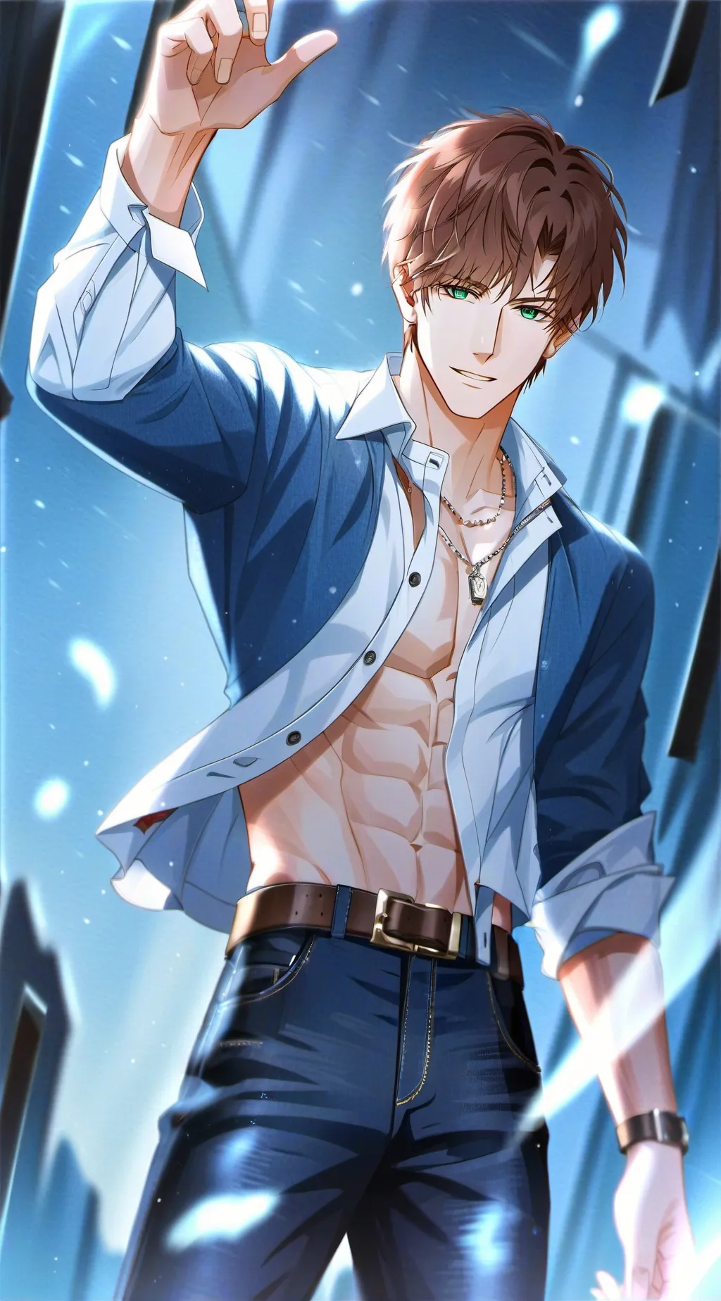 ai character: John  background