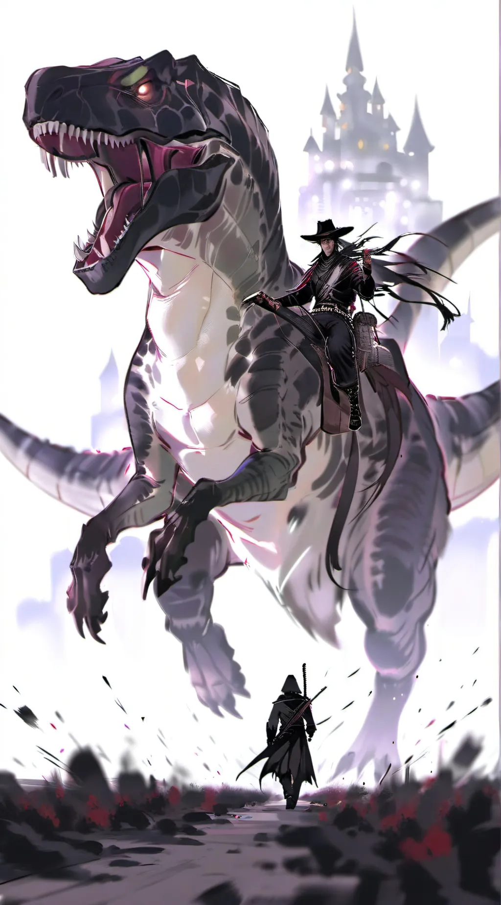 ai character: Dino kingdom background