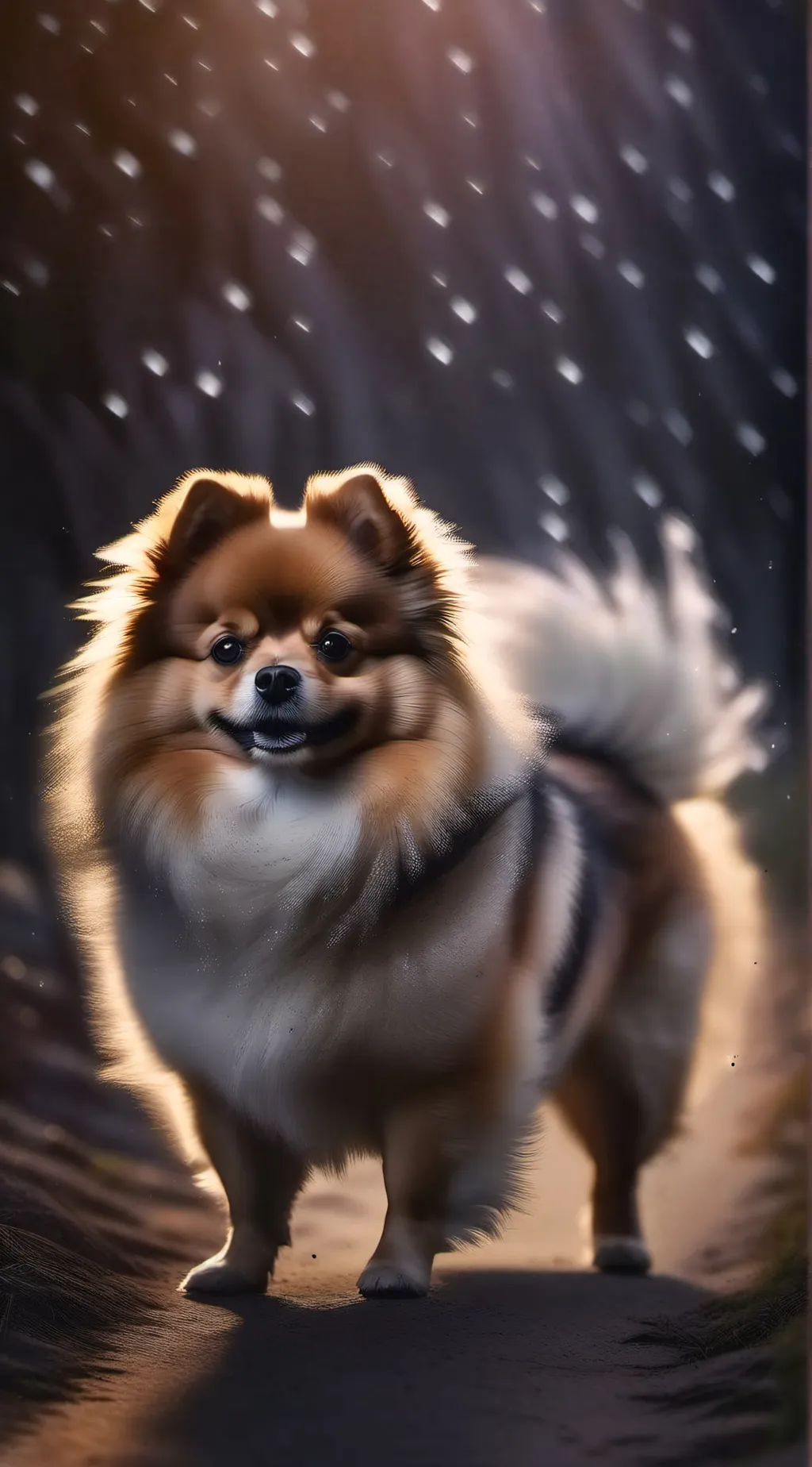 ai character: Dog background