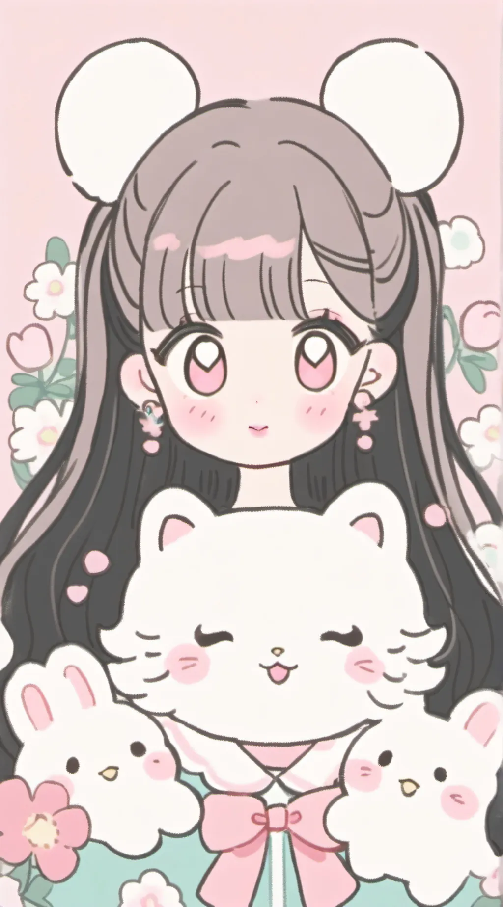 ai character: Kitty background