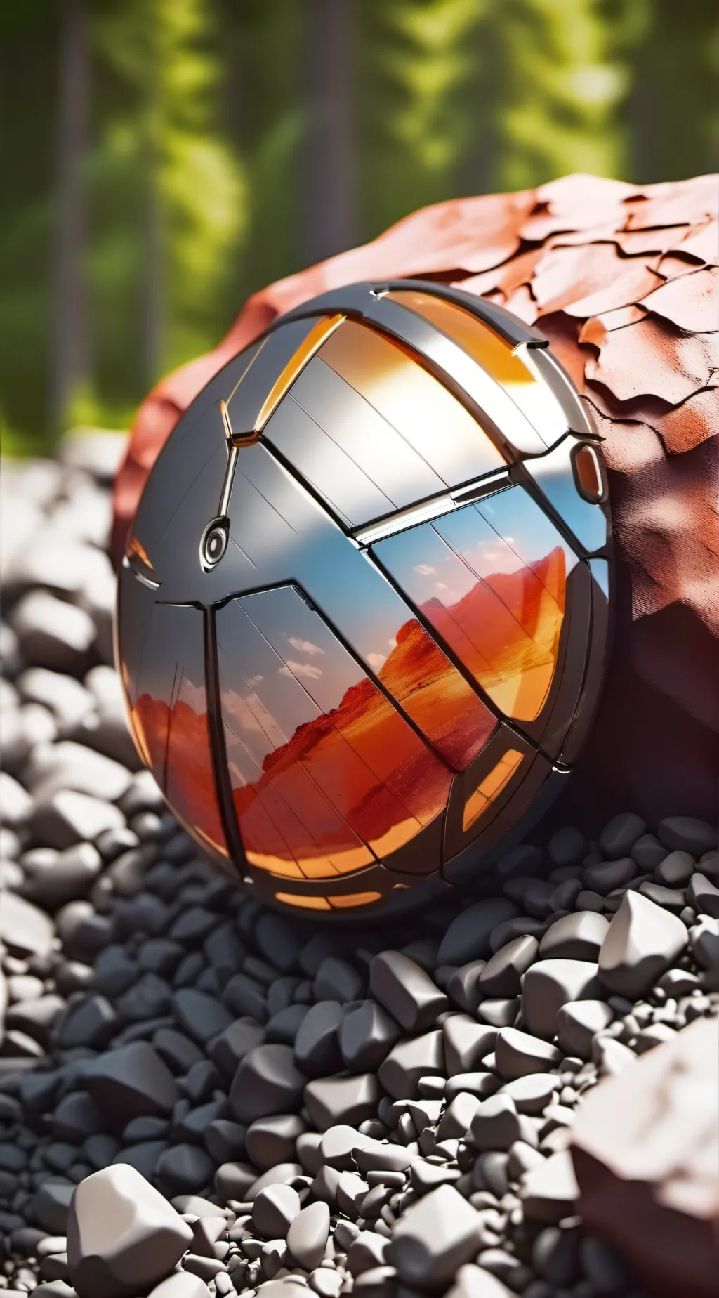 ai character: Rock. background