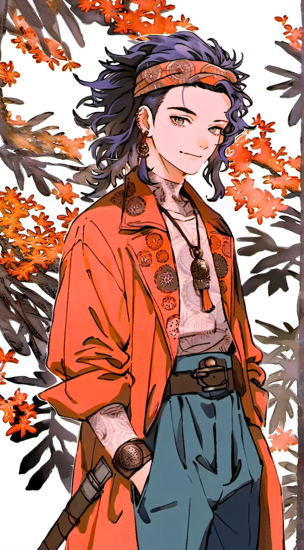 ai character: Yziko Thobian background