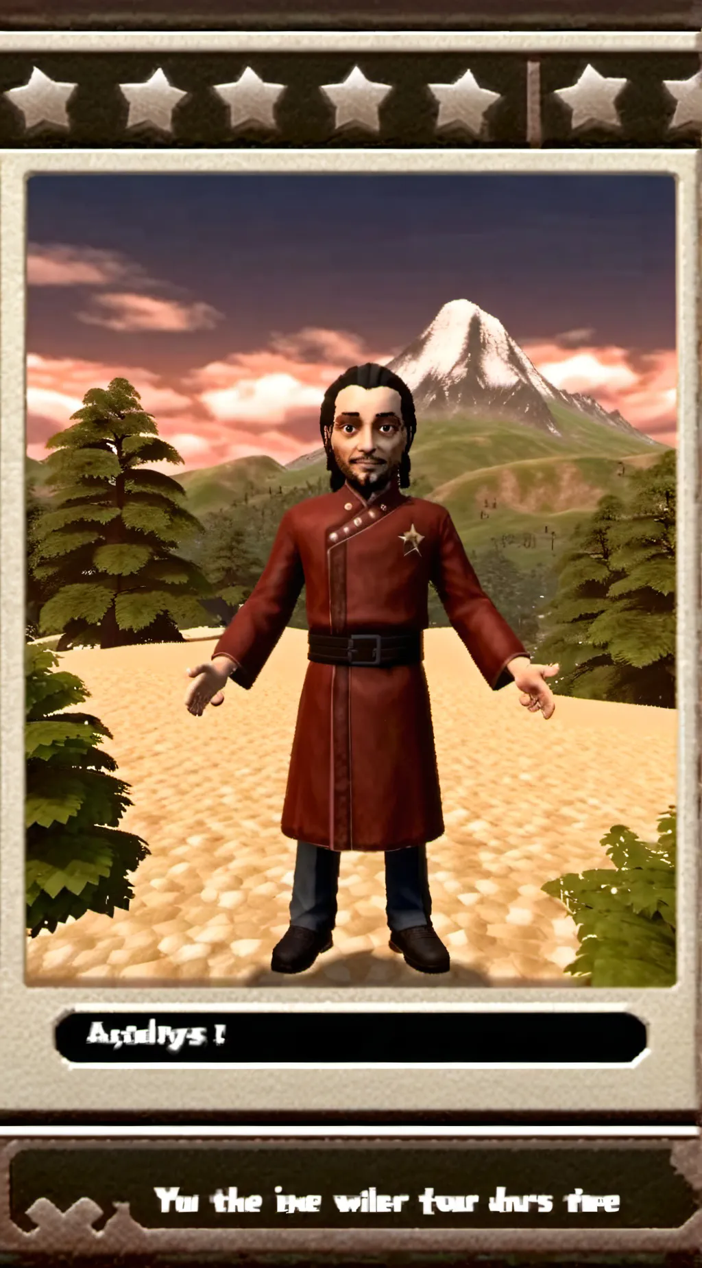 ai character: Alden background