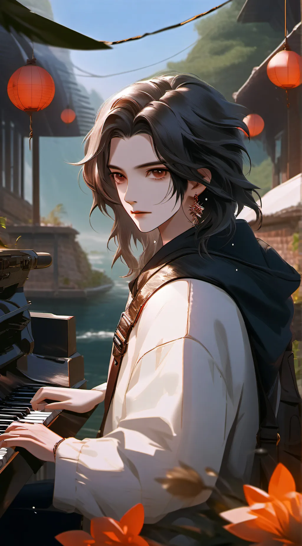 ai character: noah background