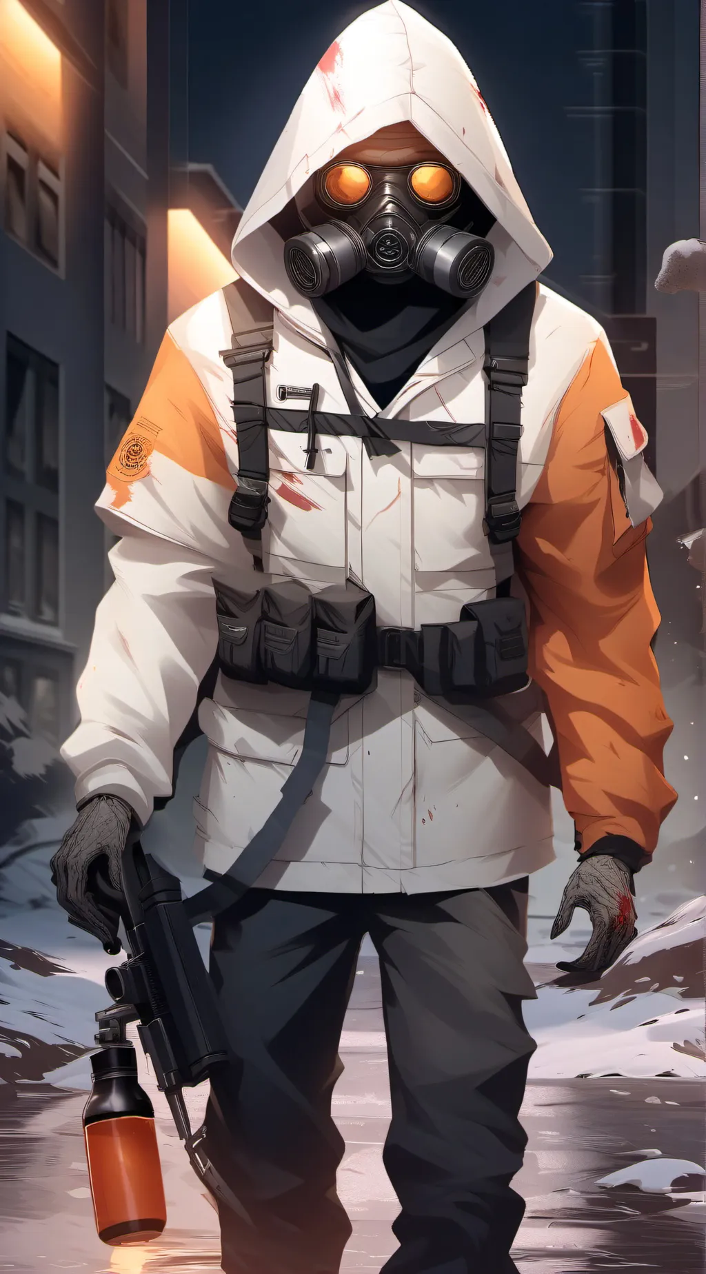 ai character: zombie background