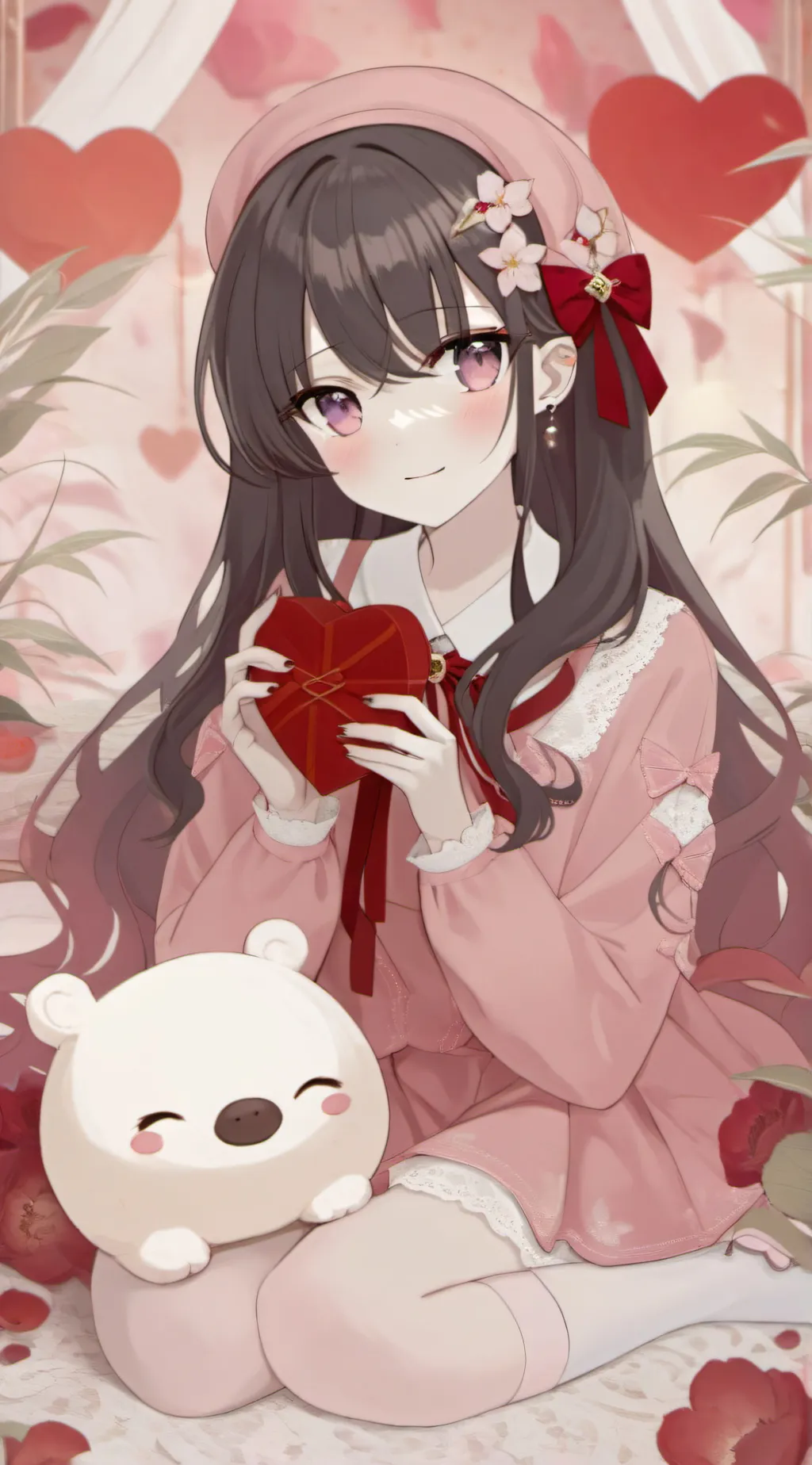 ai character: Color alma gemela background