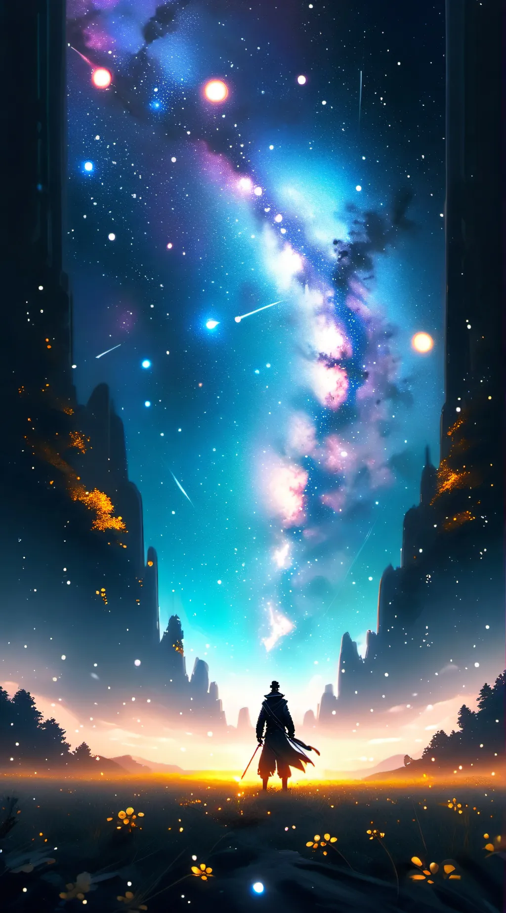 ai character: solarballs background