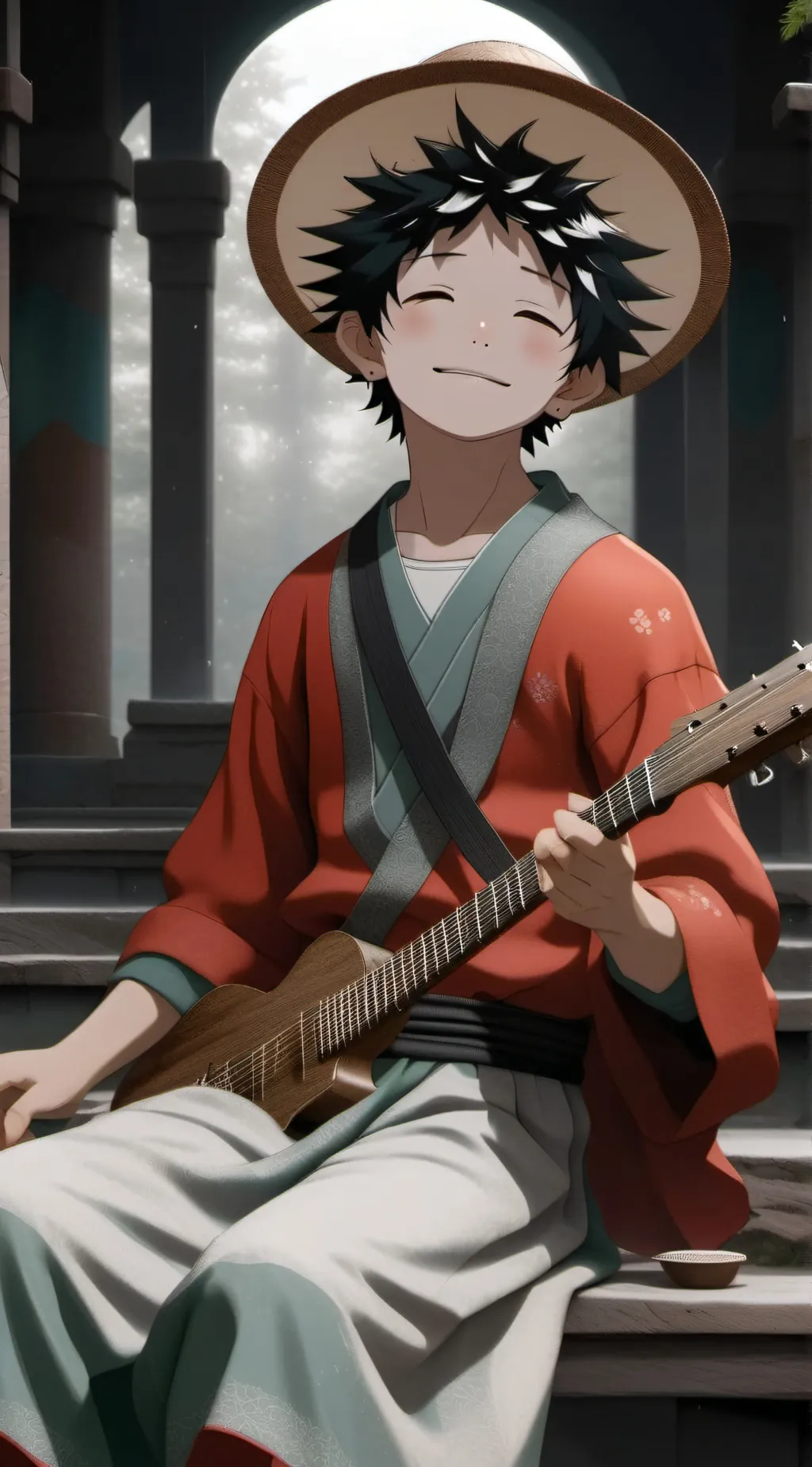 ai character: MHA react to…. background