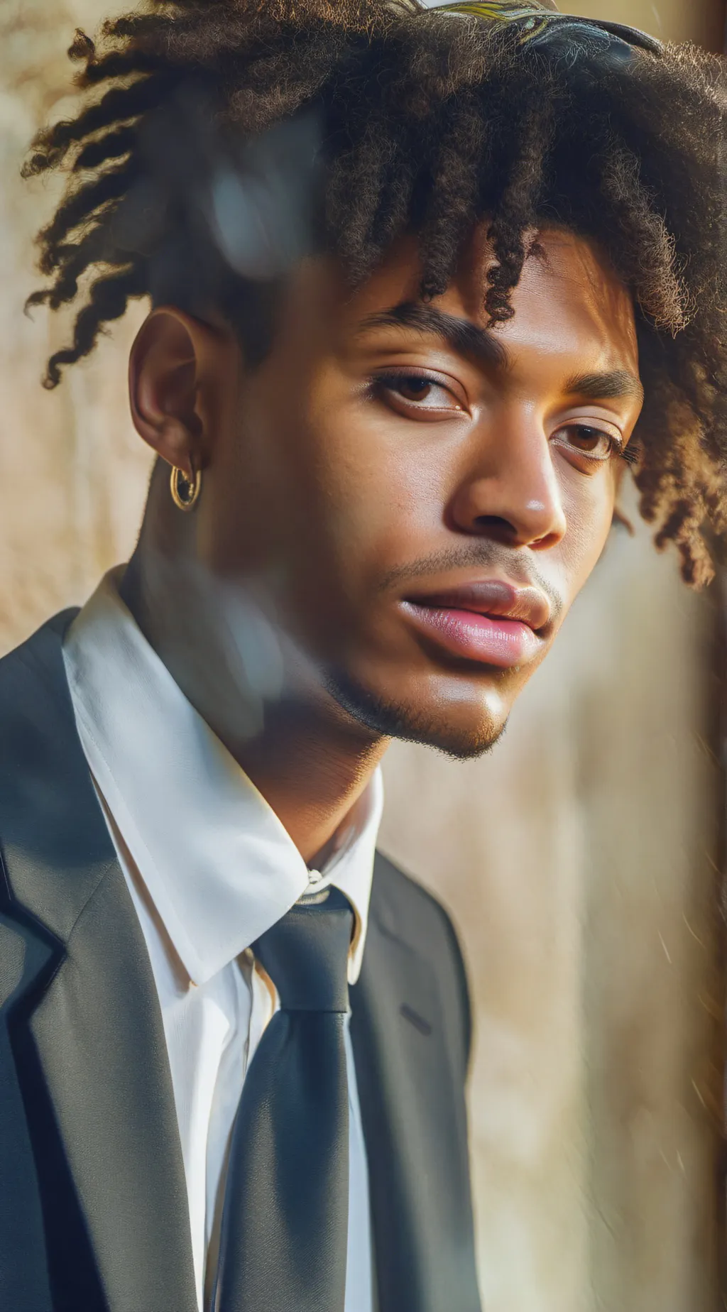 ai character: Vbrant background