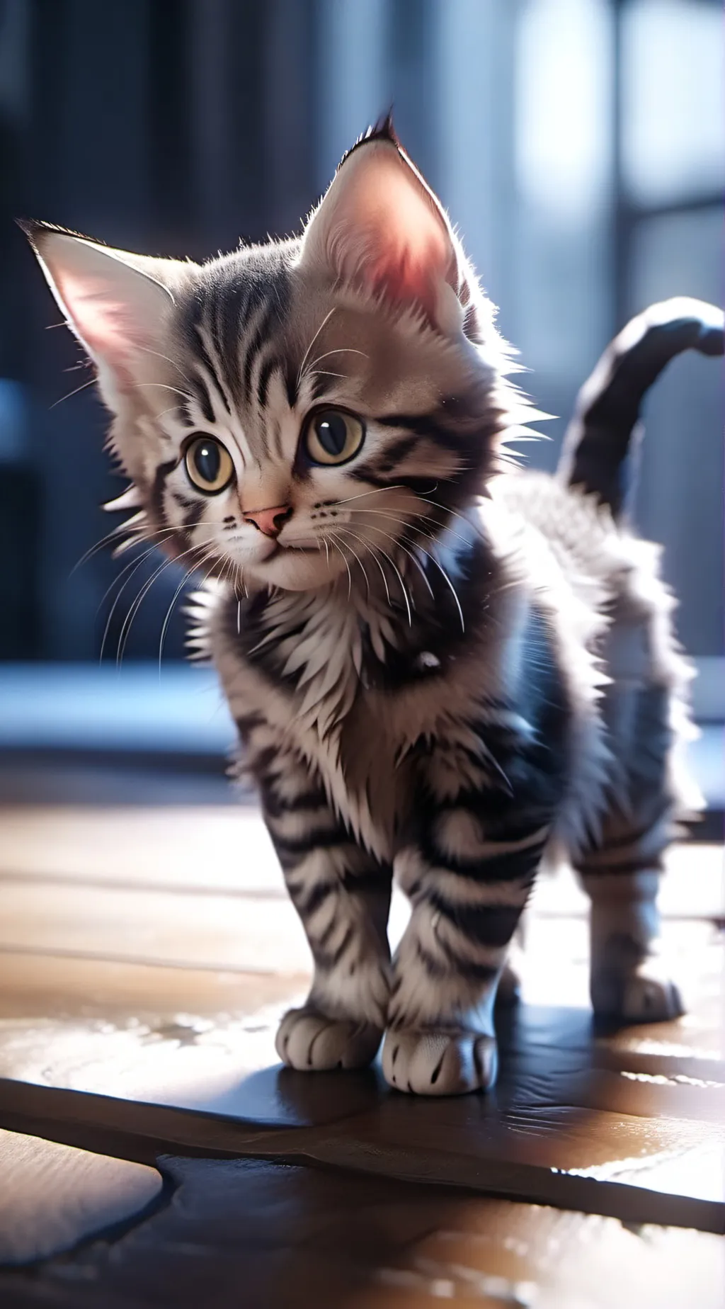 ai character: be a kitten background