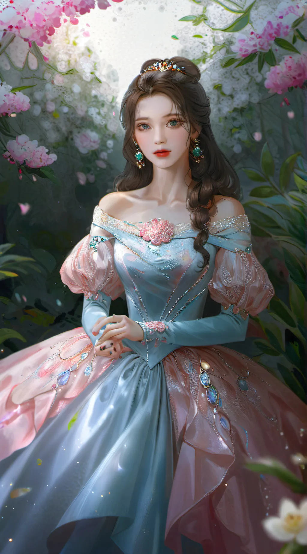 ai character: princess Rachel  background