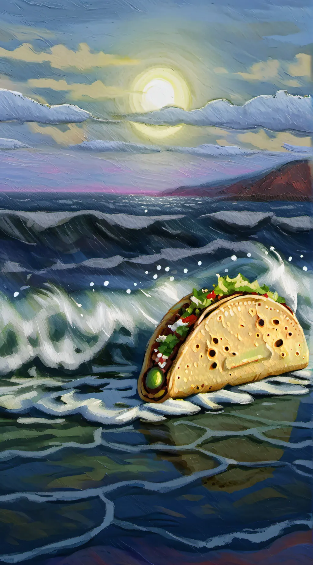 ai character: taco background