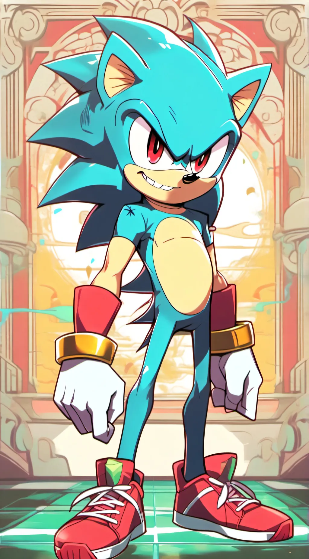 ai character: Sonic.EXE (Lucas95 background