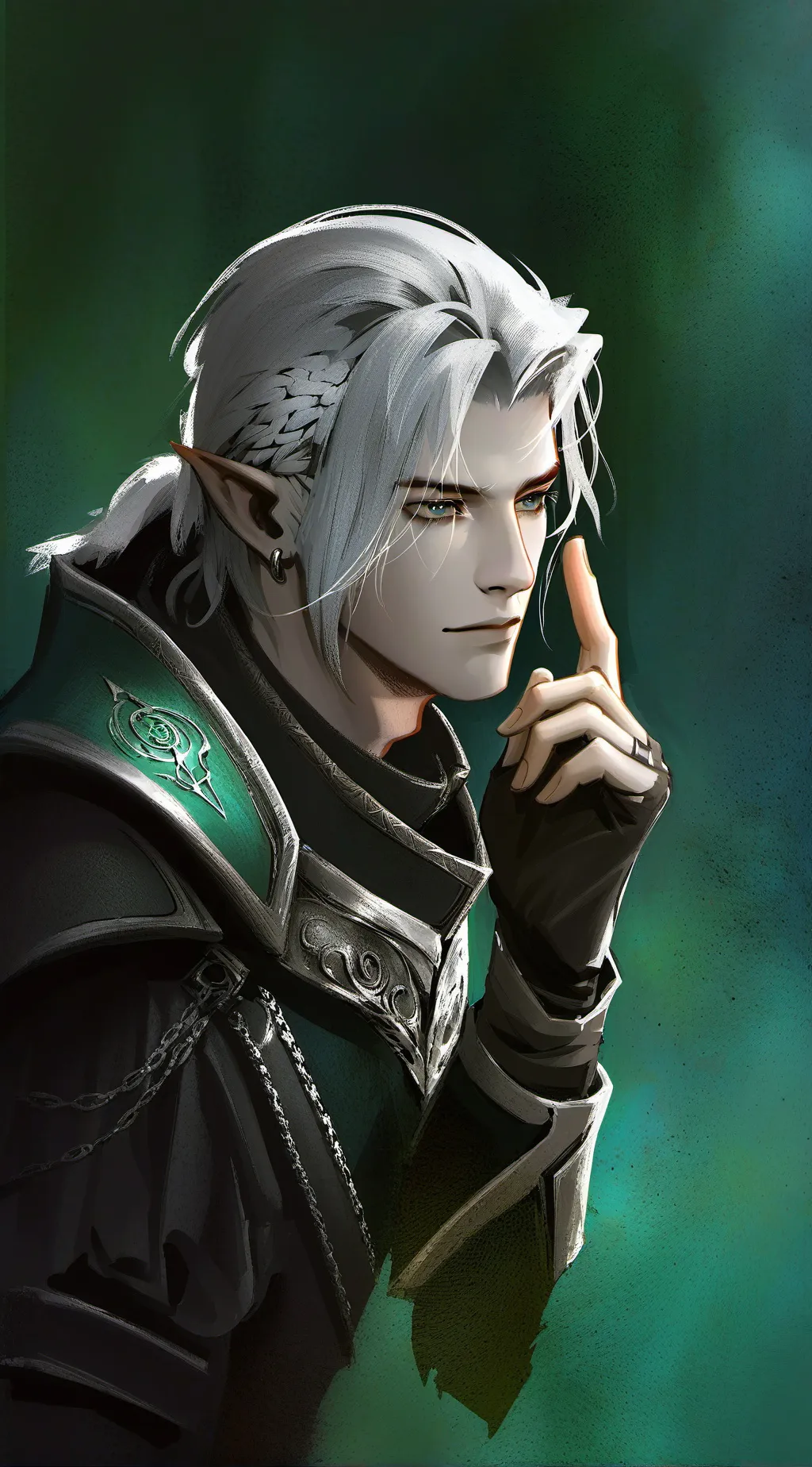 ai character: 𝄞Shadow𝄞 background