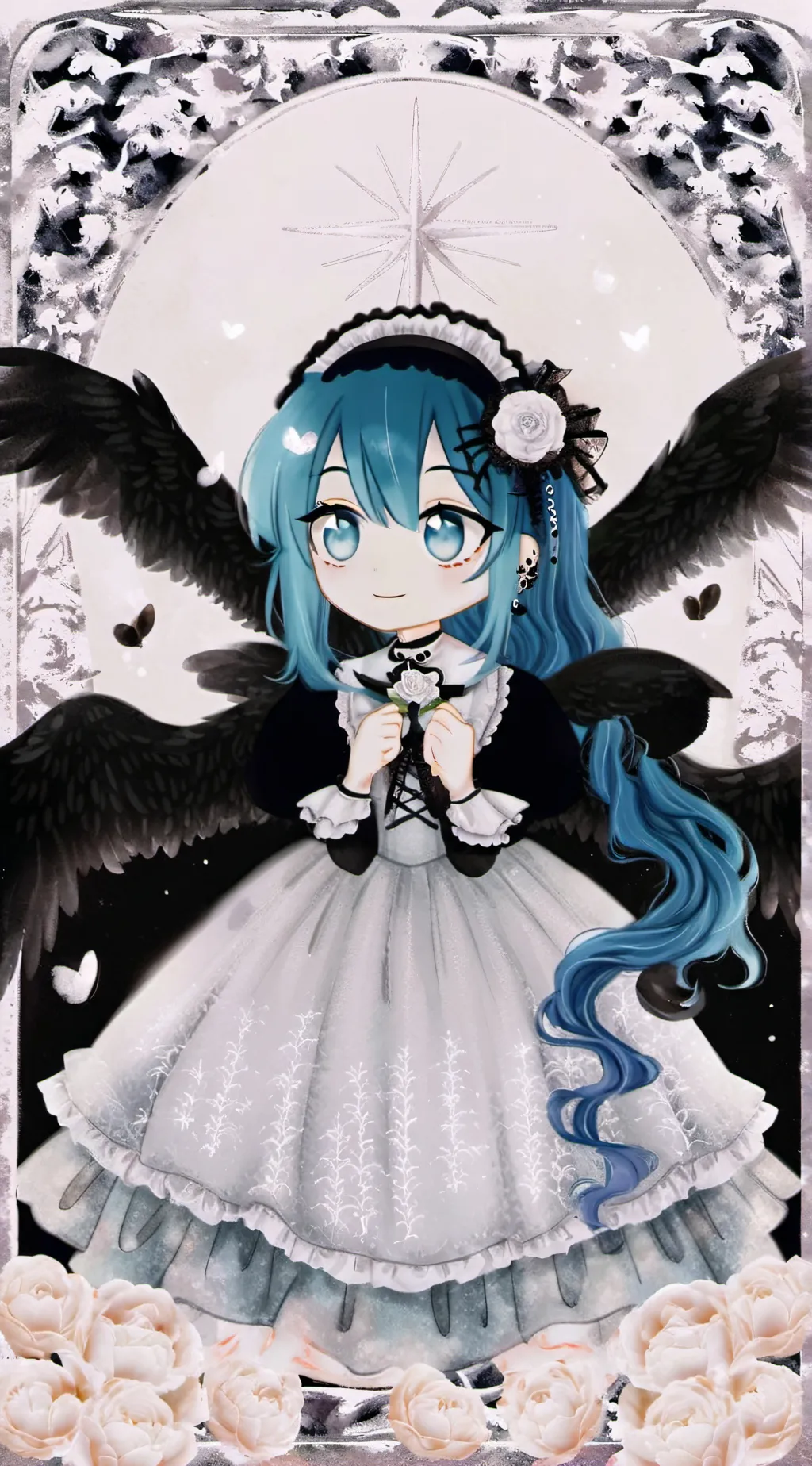 ai character: Bella the wolf background