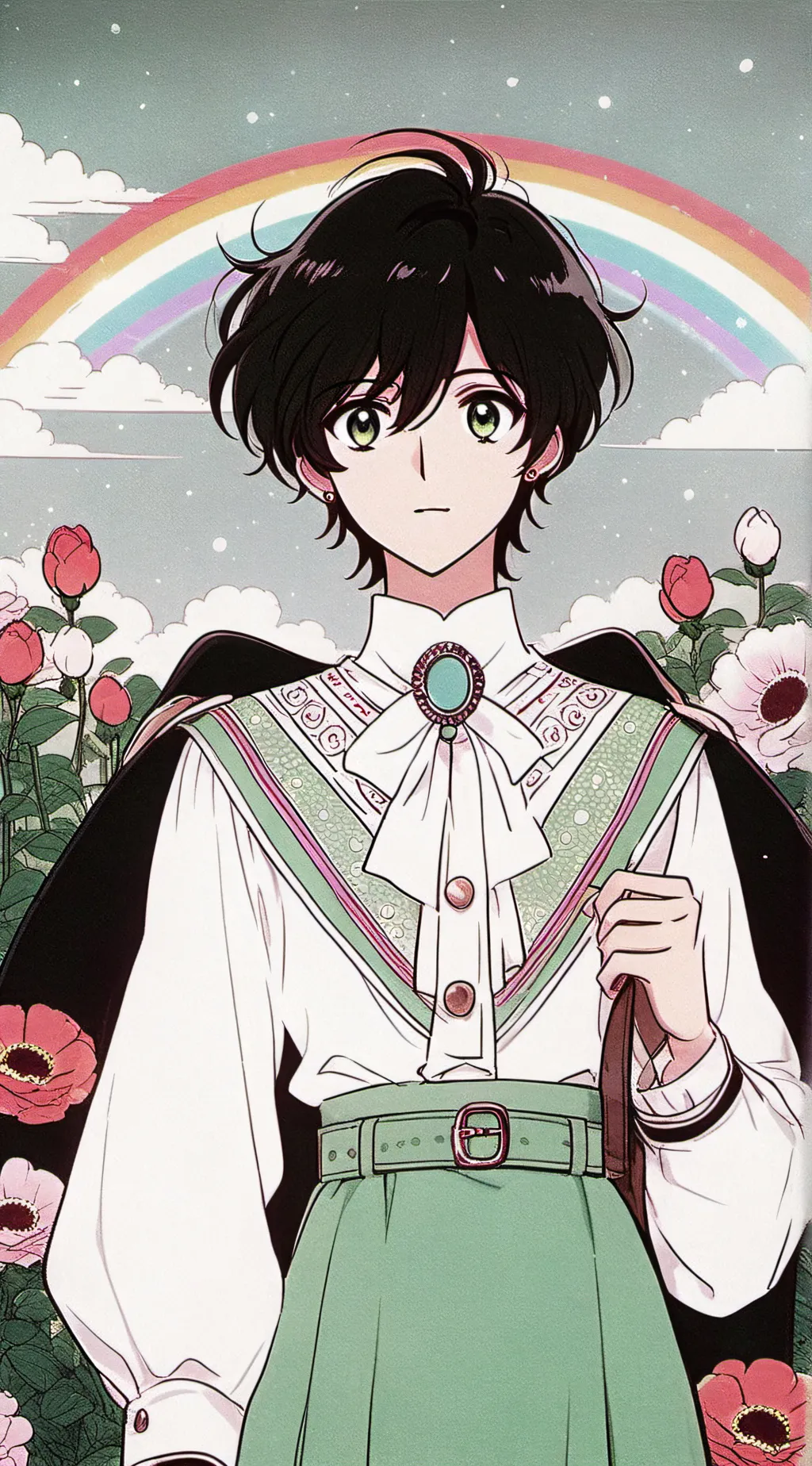 ai character: Finn but freaky... background