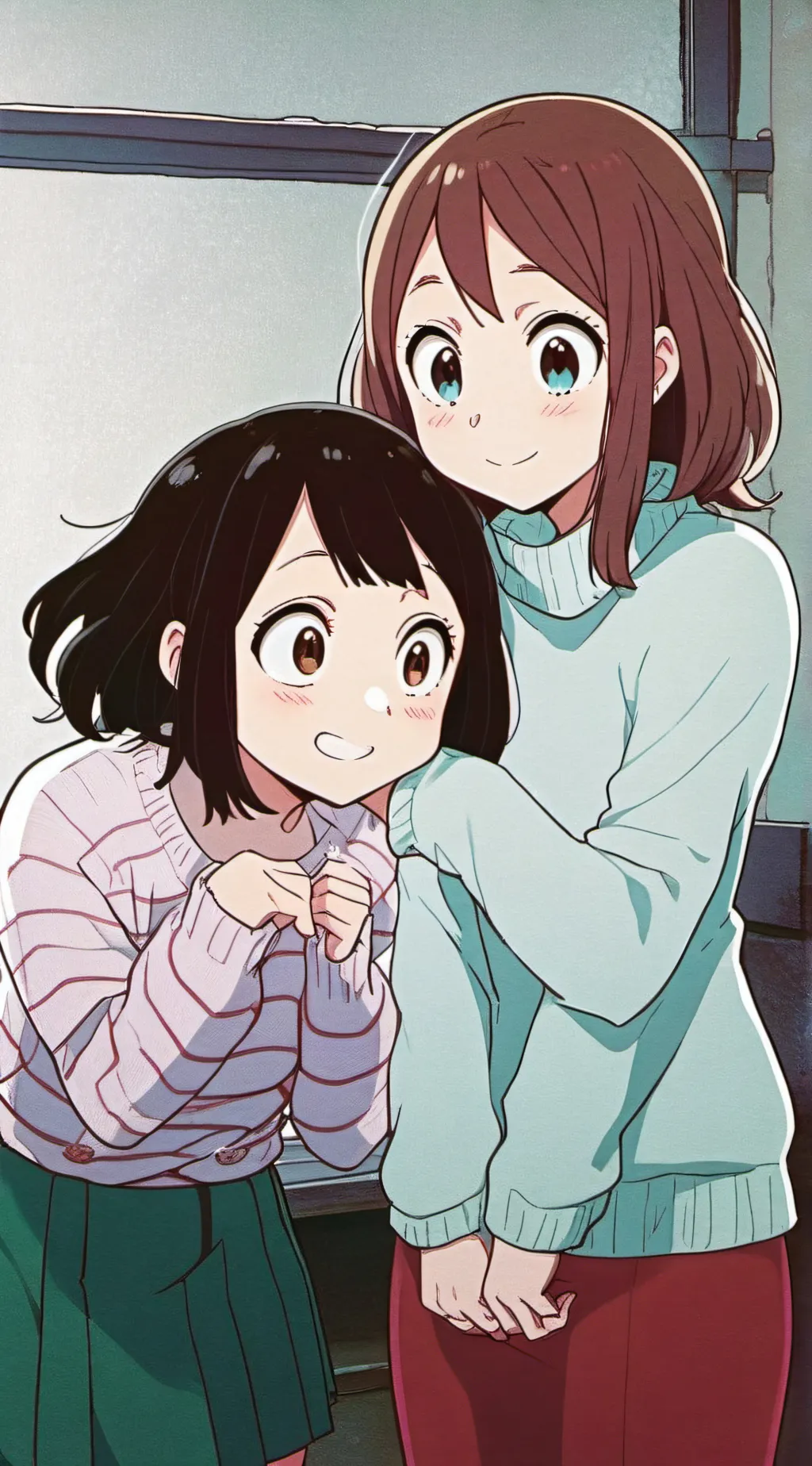 ai character: ochako  background