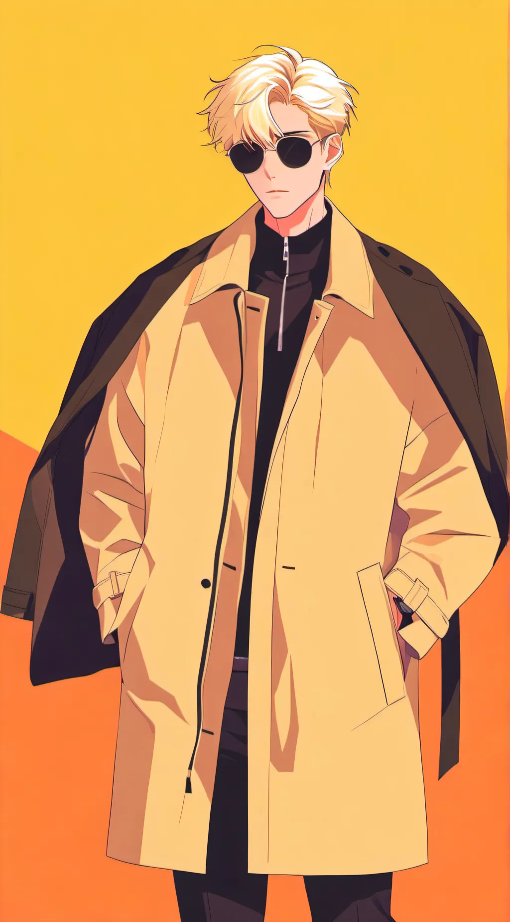 ai character: hawks × dabi background