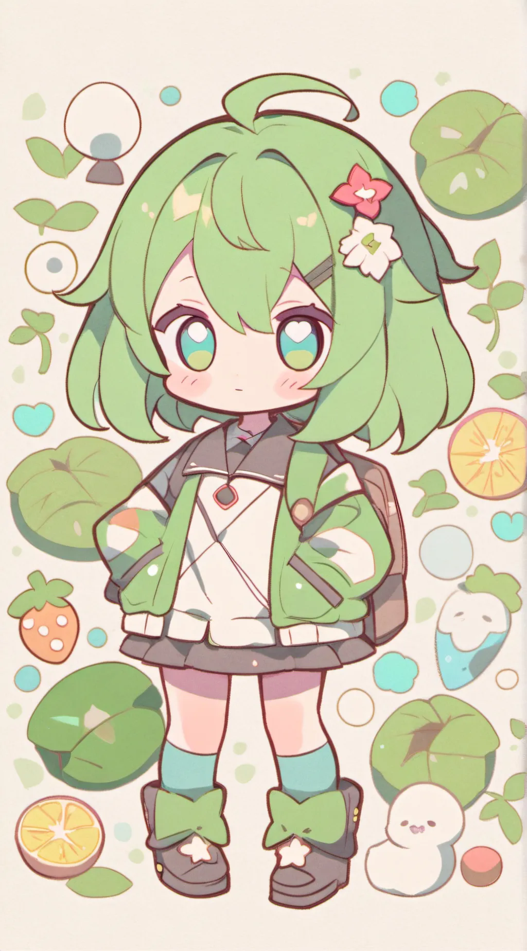 ai character: WEEEEEEEEE background