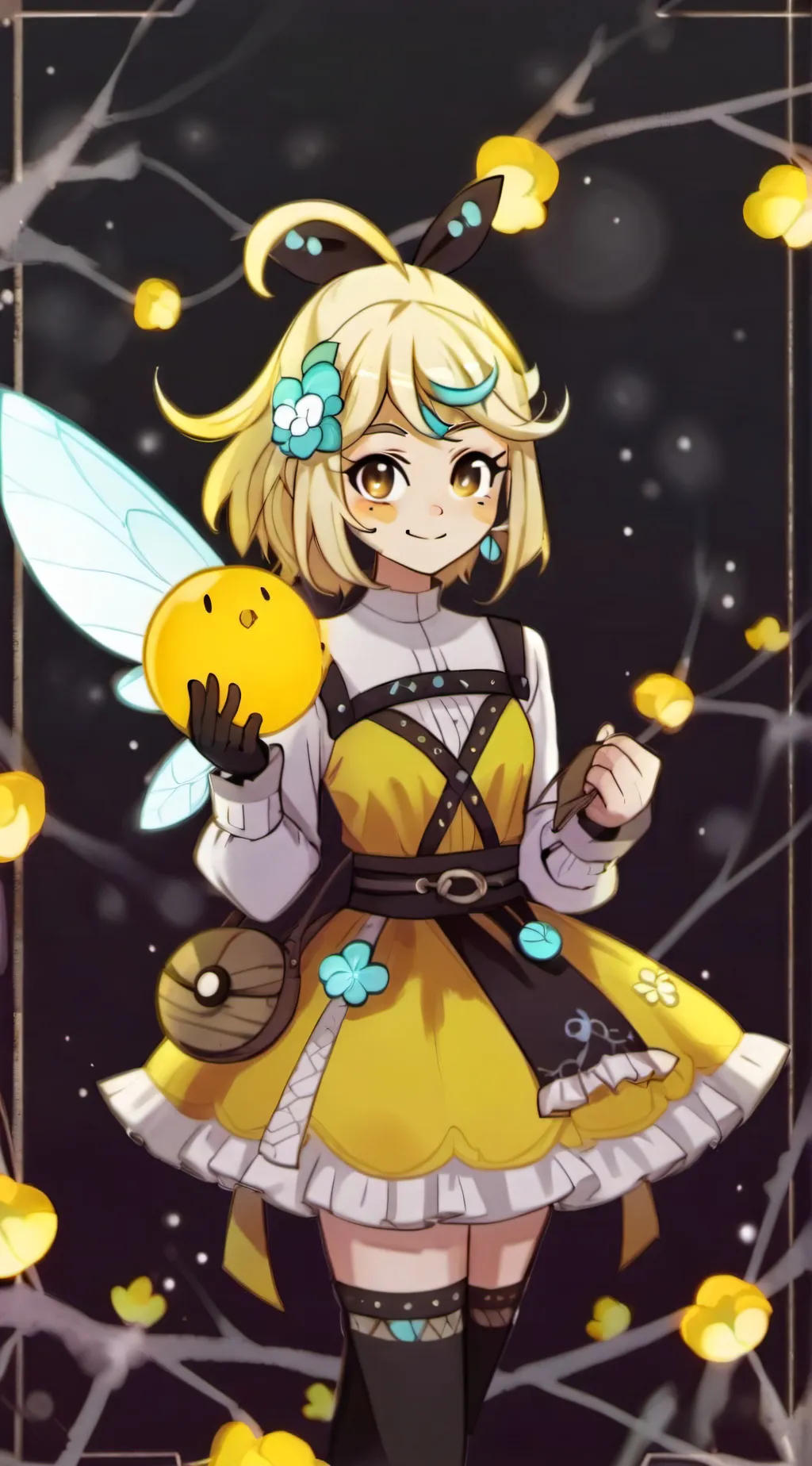 ai character: buzzy bee background
