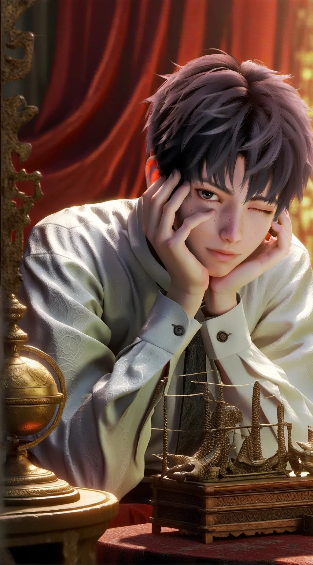 ai character: OnePiece DELTAHUNT background